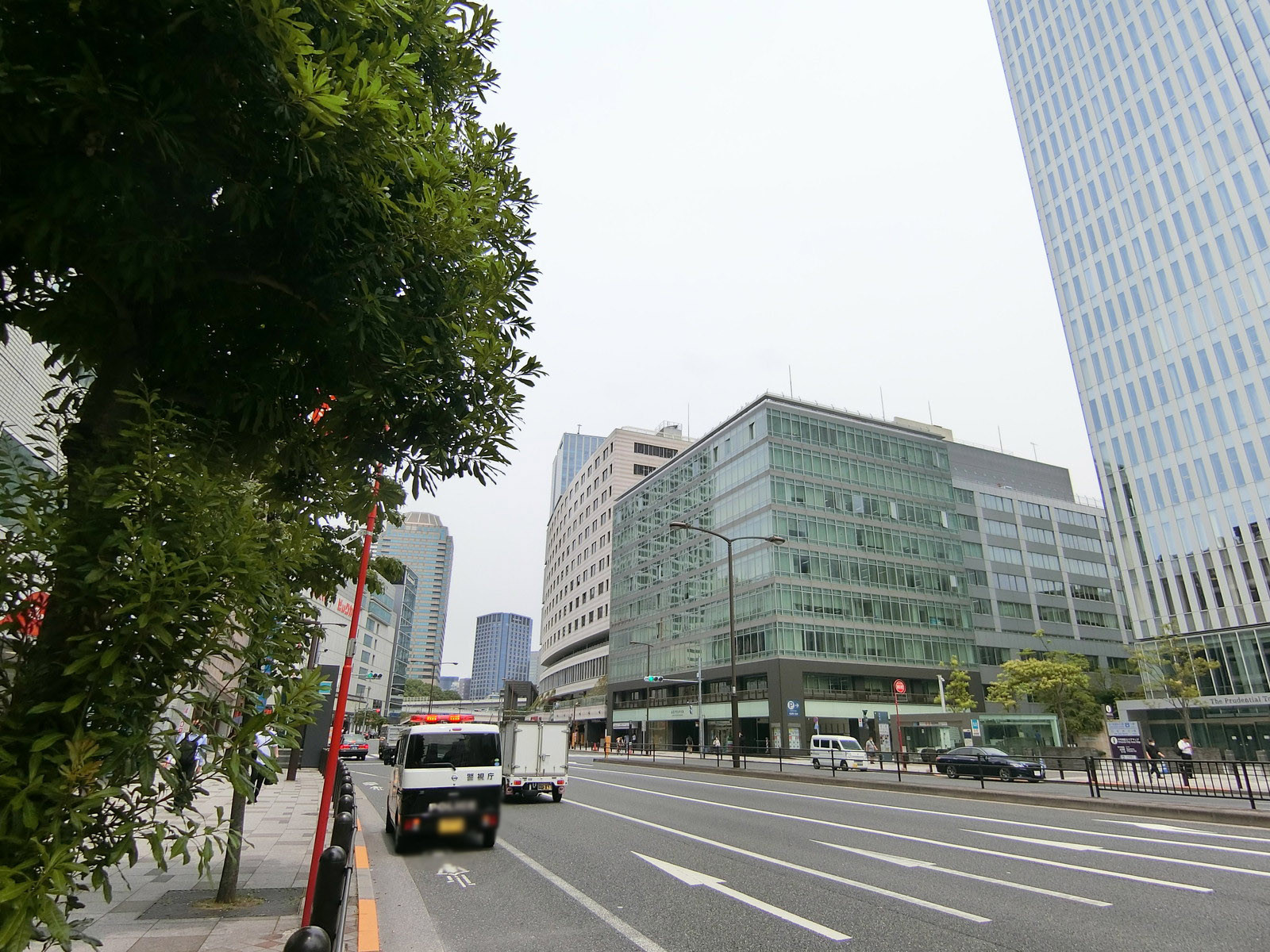 付近の外堀通り