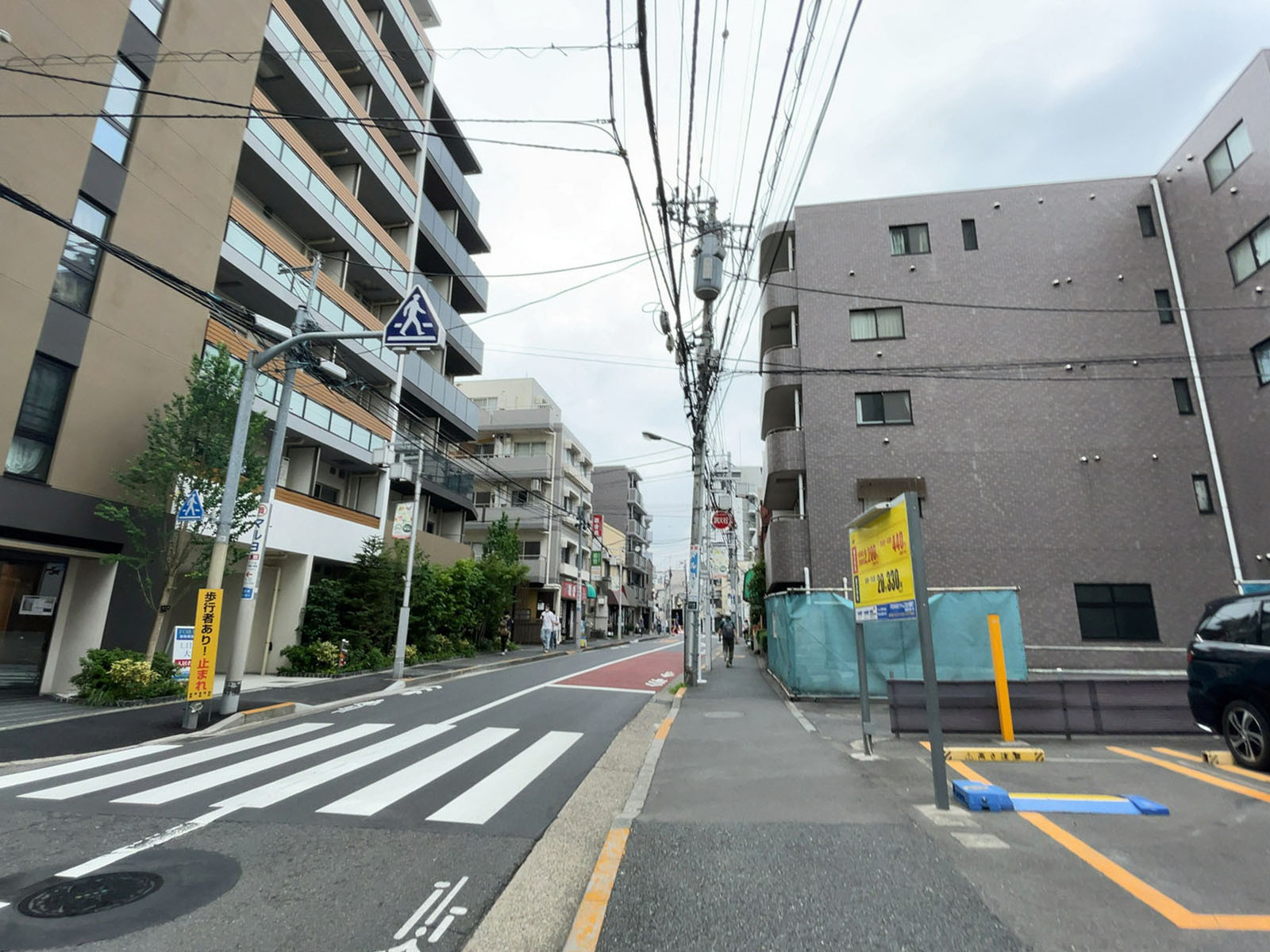 ロイヤル双葉前面の通り