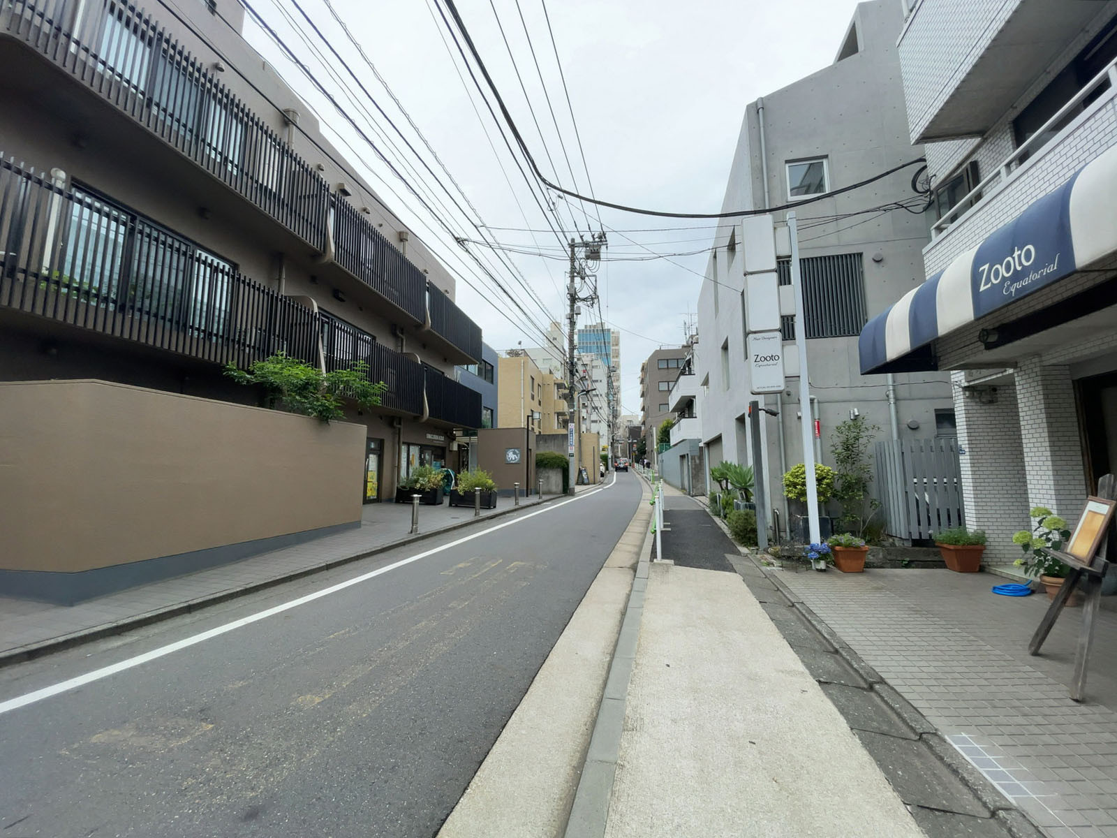 トリプレックスヤナギワラ前面の通り