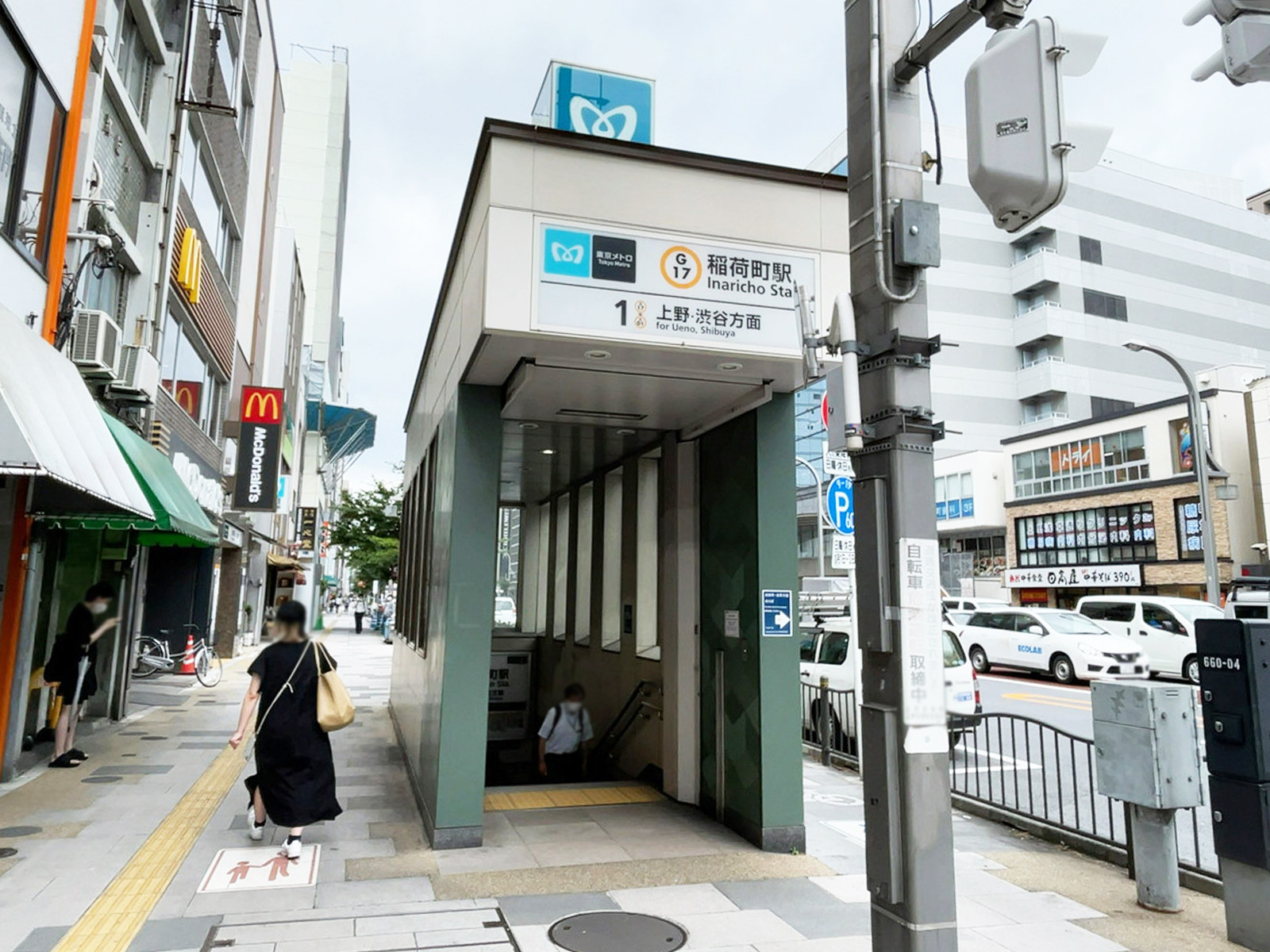 最寄りの「稲荷町駅」