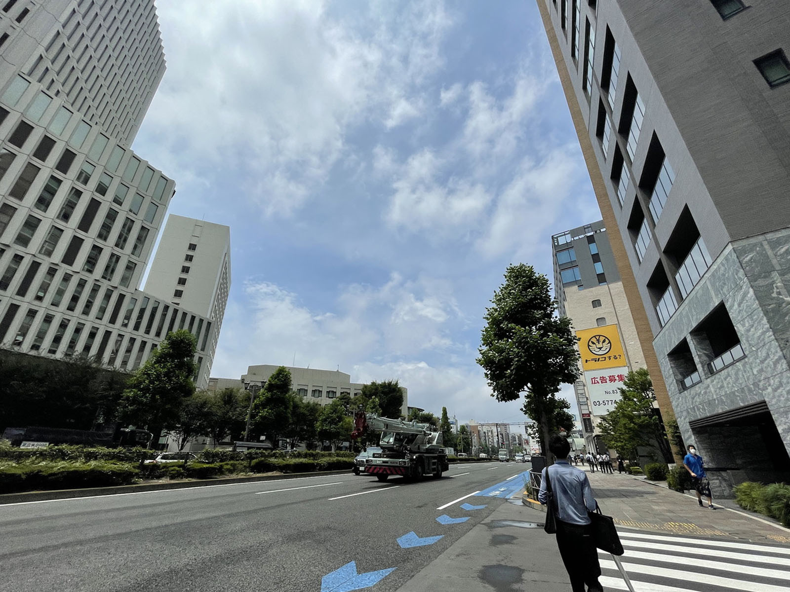 付近の新宿通り