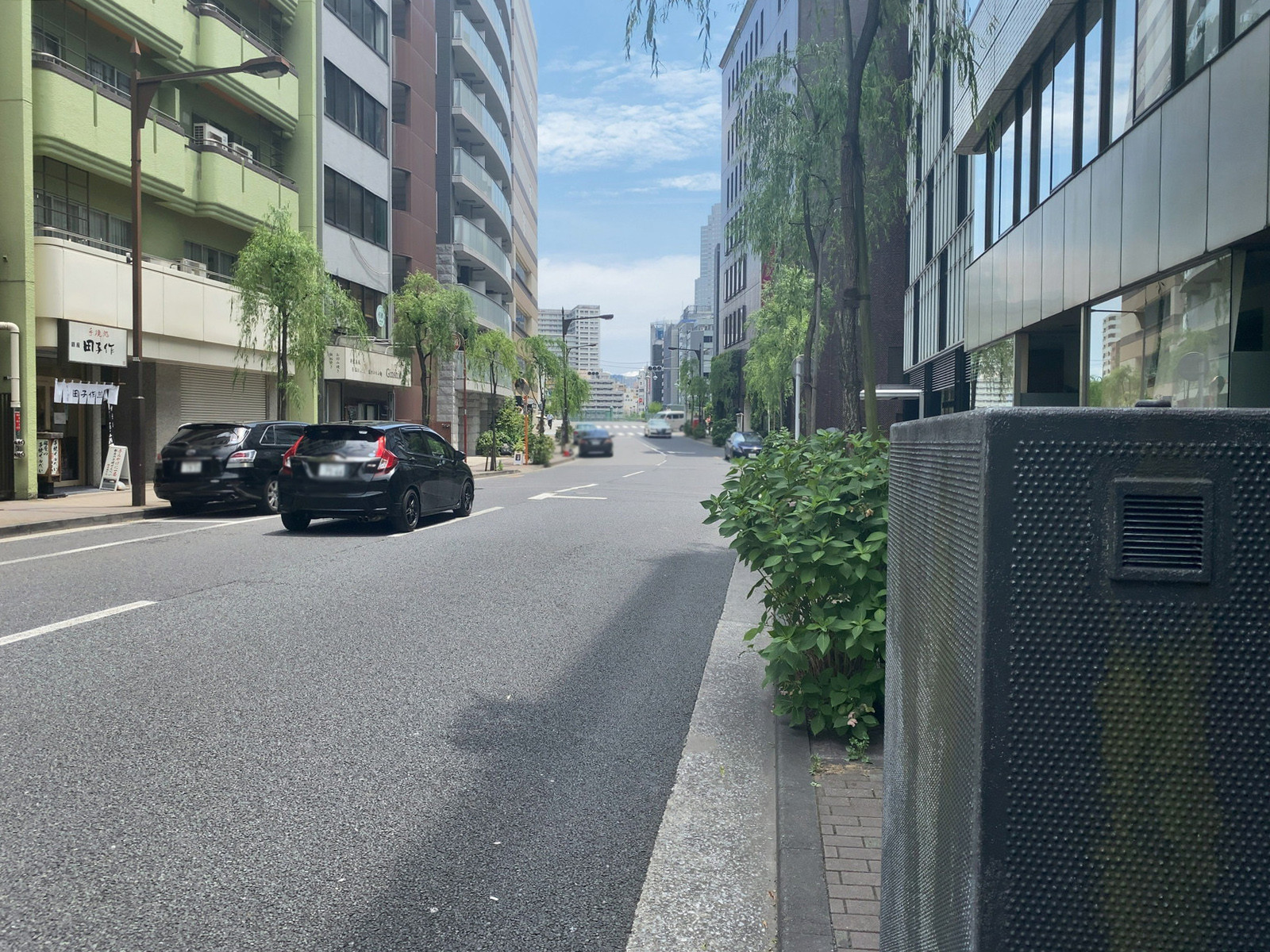 藤和銀座一丁目ビル前面の通り