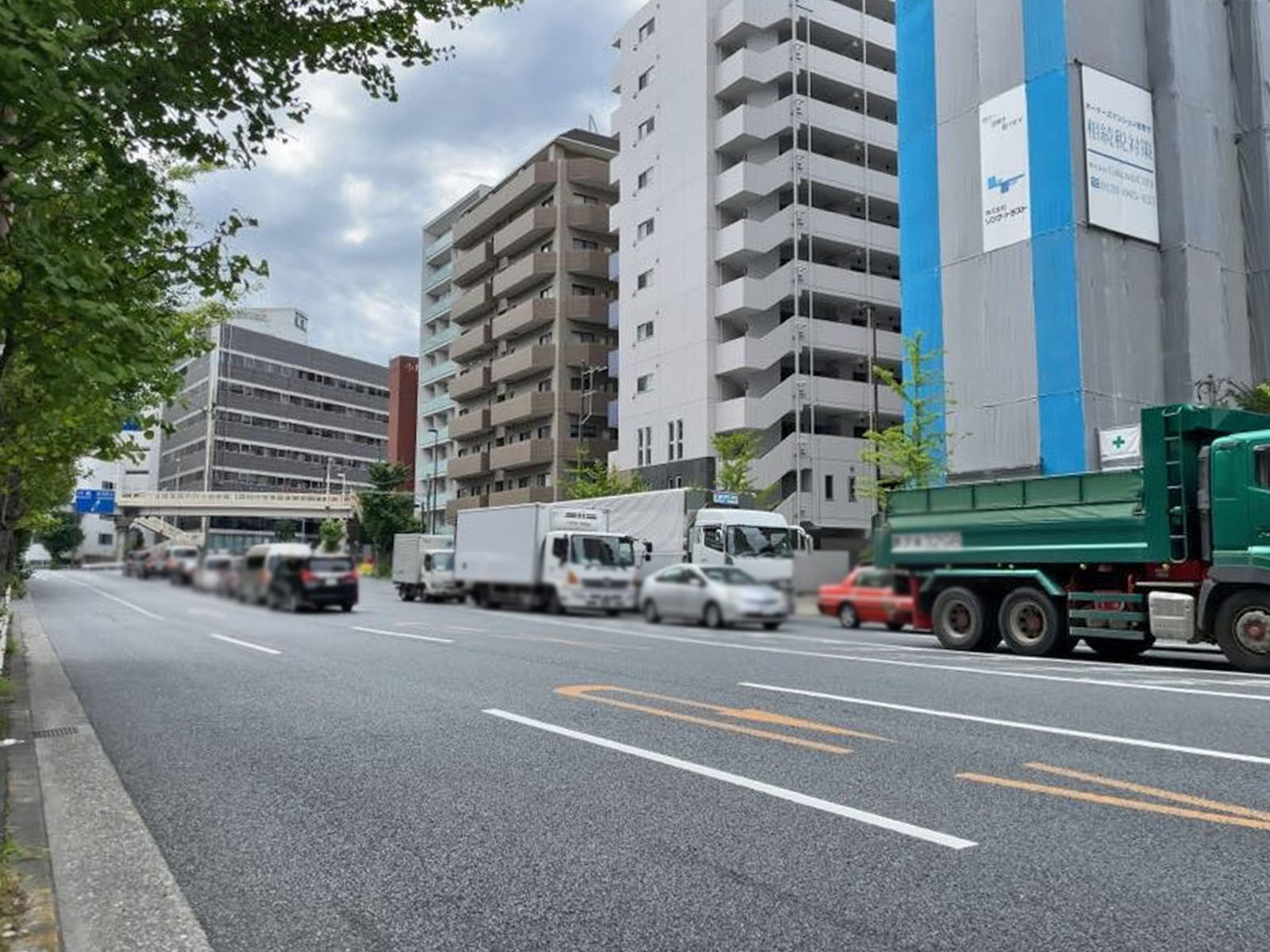 パシフィックマークス横浜イーストの前面道路