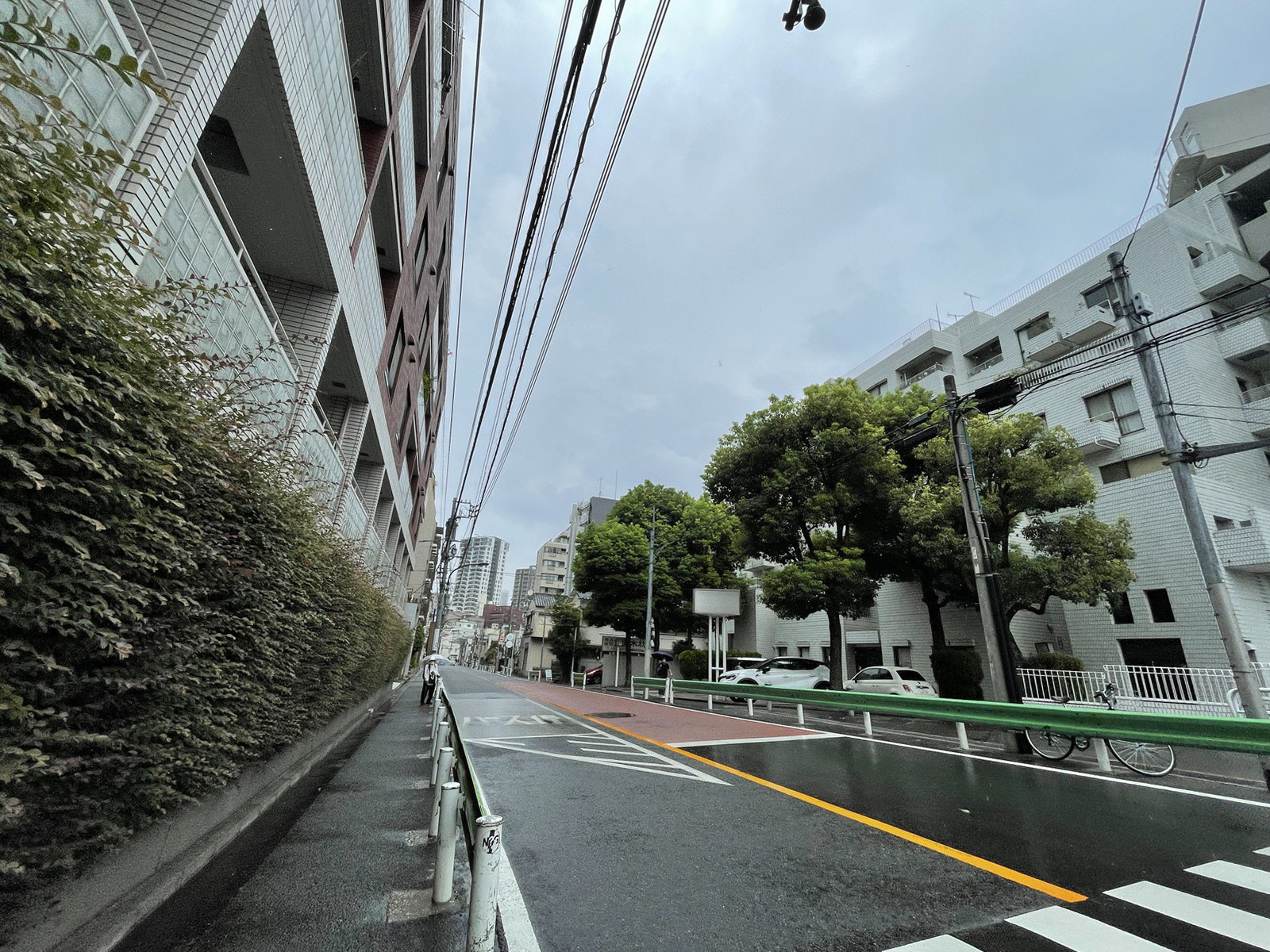 パセオ三光坂前面の通り