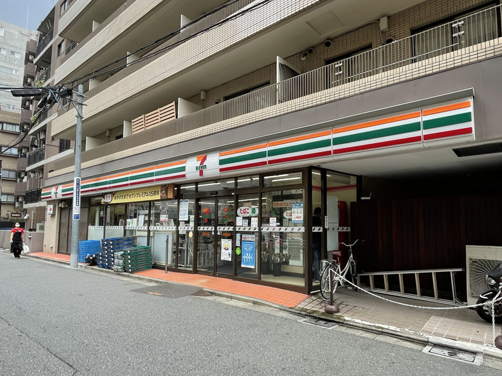 徒歩2分のセブンイレブン港区麻布十番3丁目店