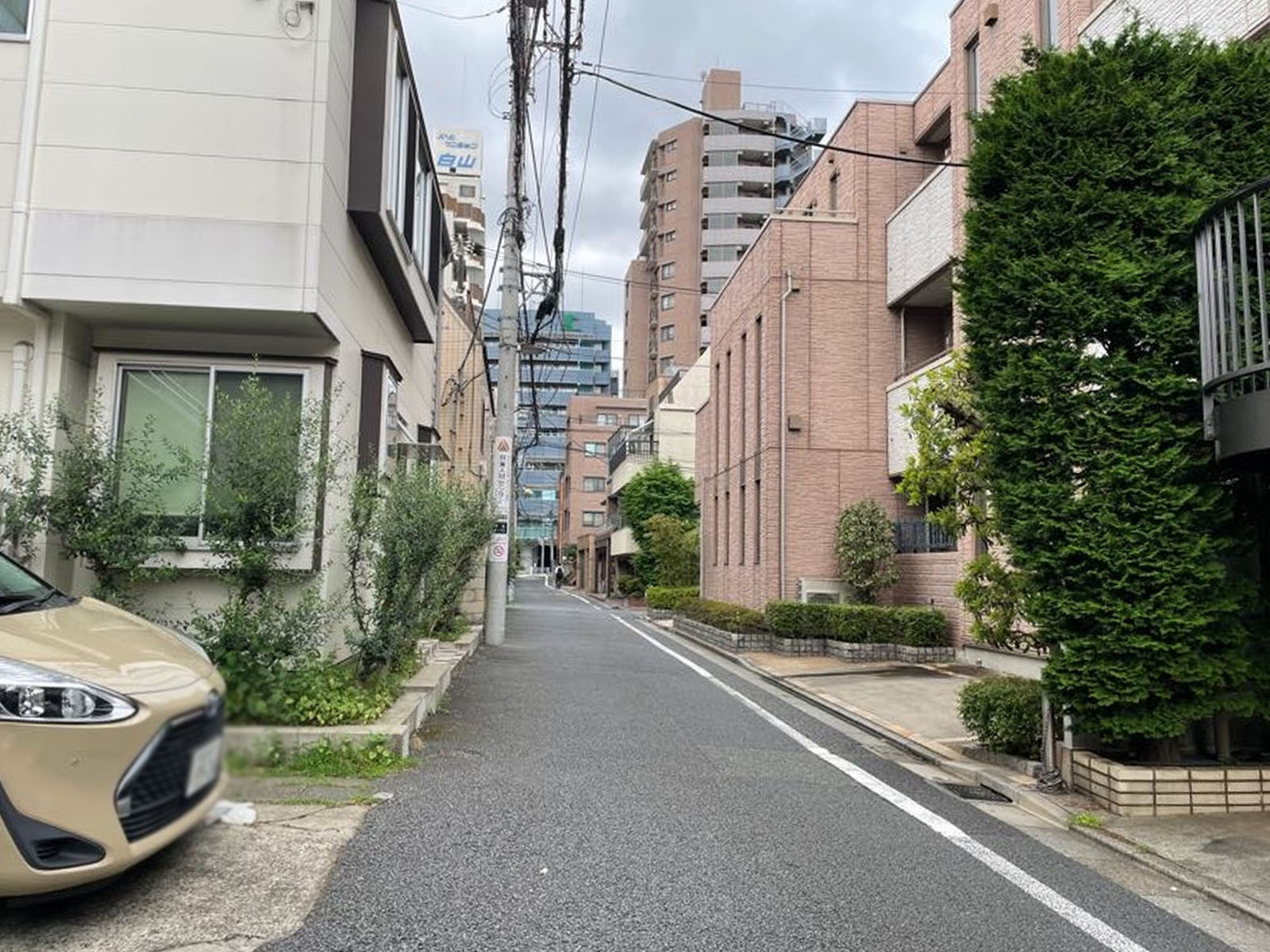 アドバンス第二ビル前面の通り