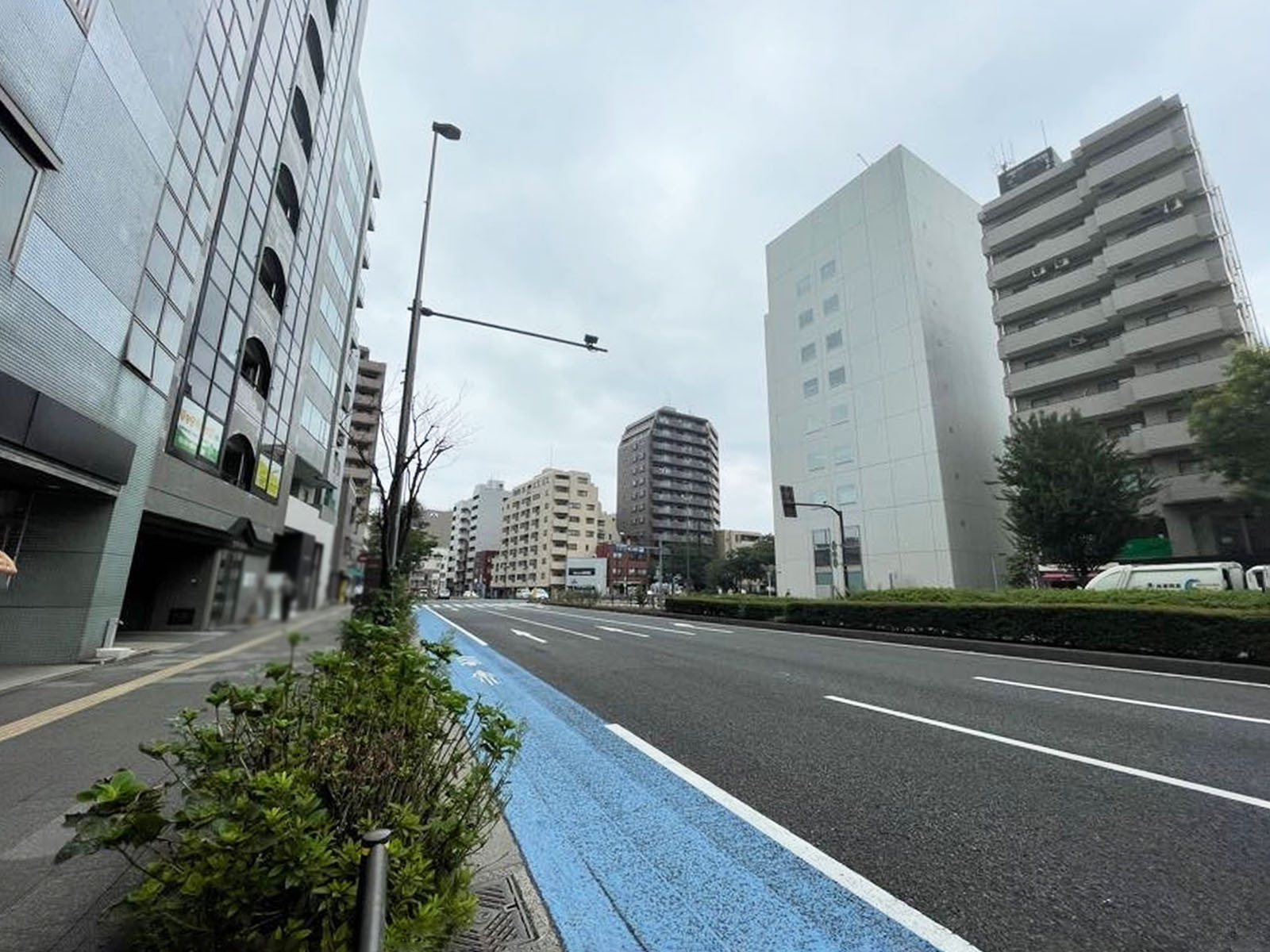 大樹生命文京小日向ビル前面の通り