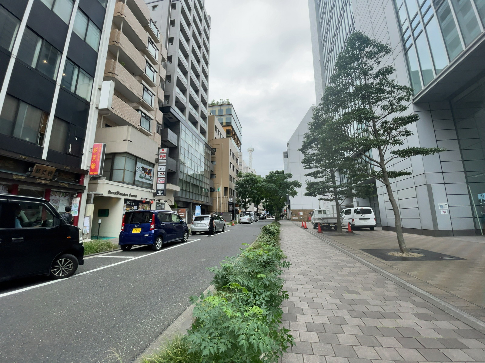 横浜メディア・ビジネスセンター前面道路
