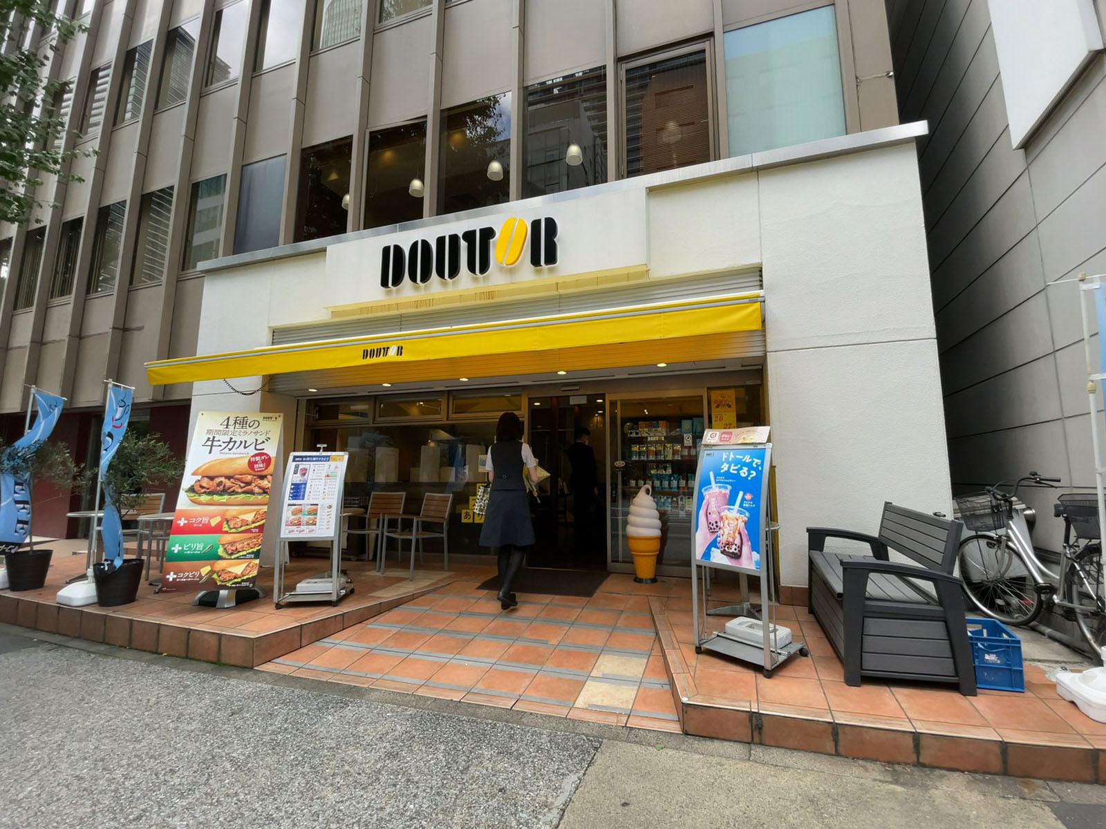 徒歩1分のドトールコーヒーショップ 虎ノ門桜田通り店