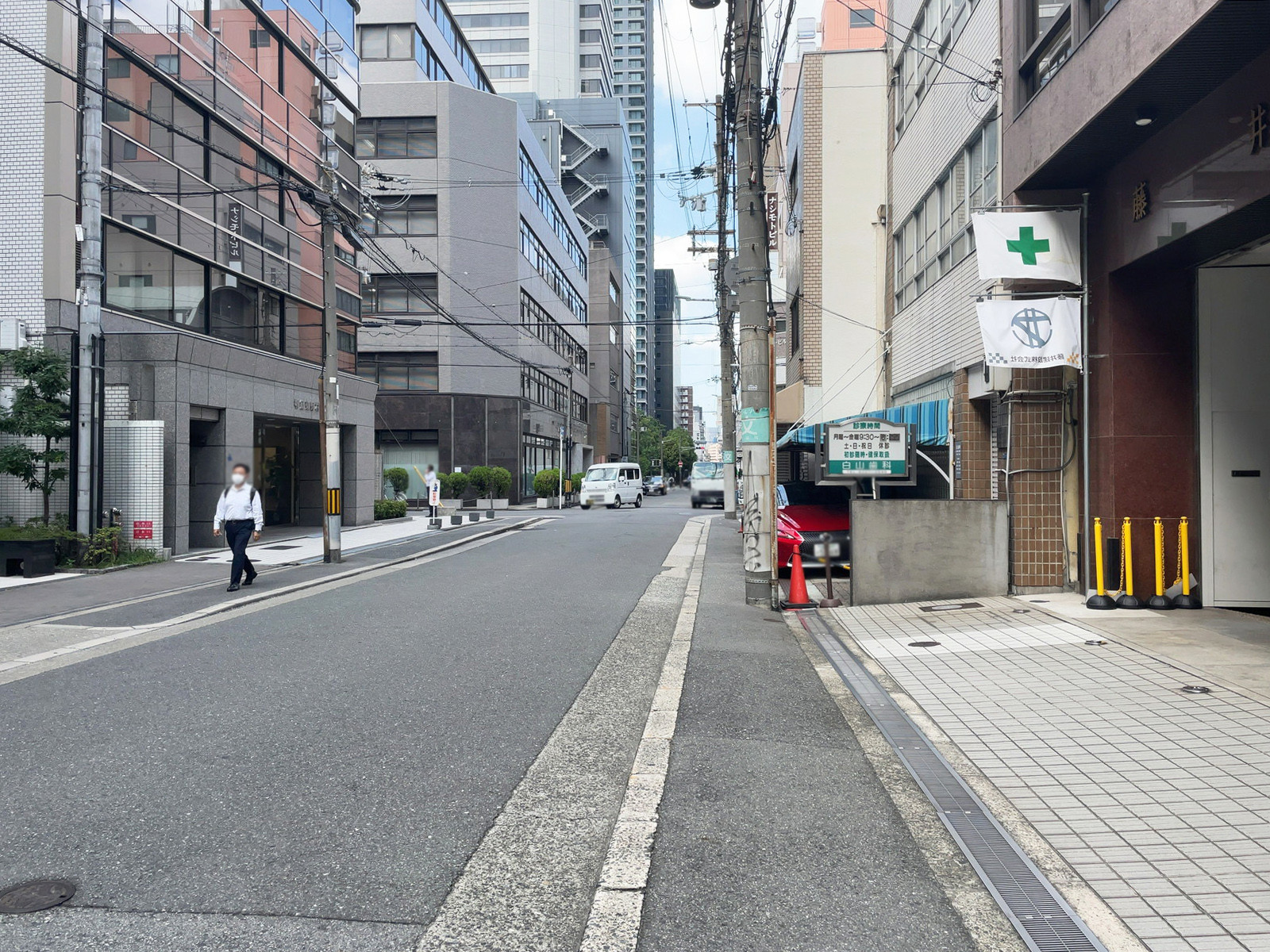 FD備後町ビル前面の備後町通