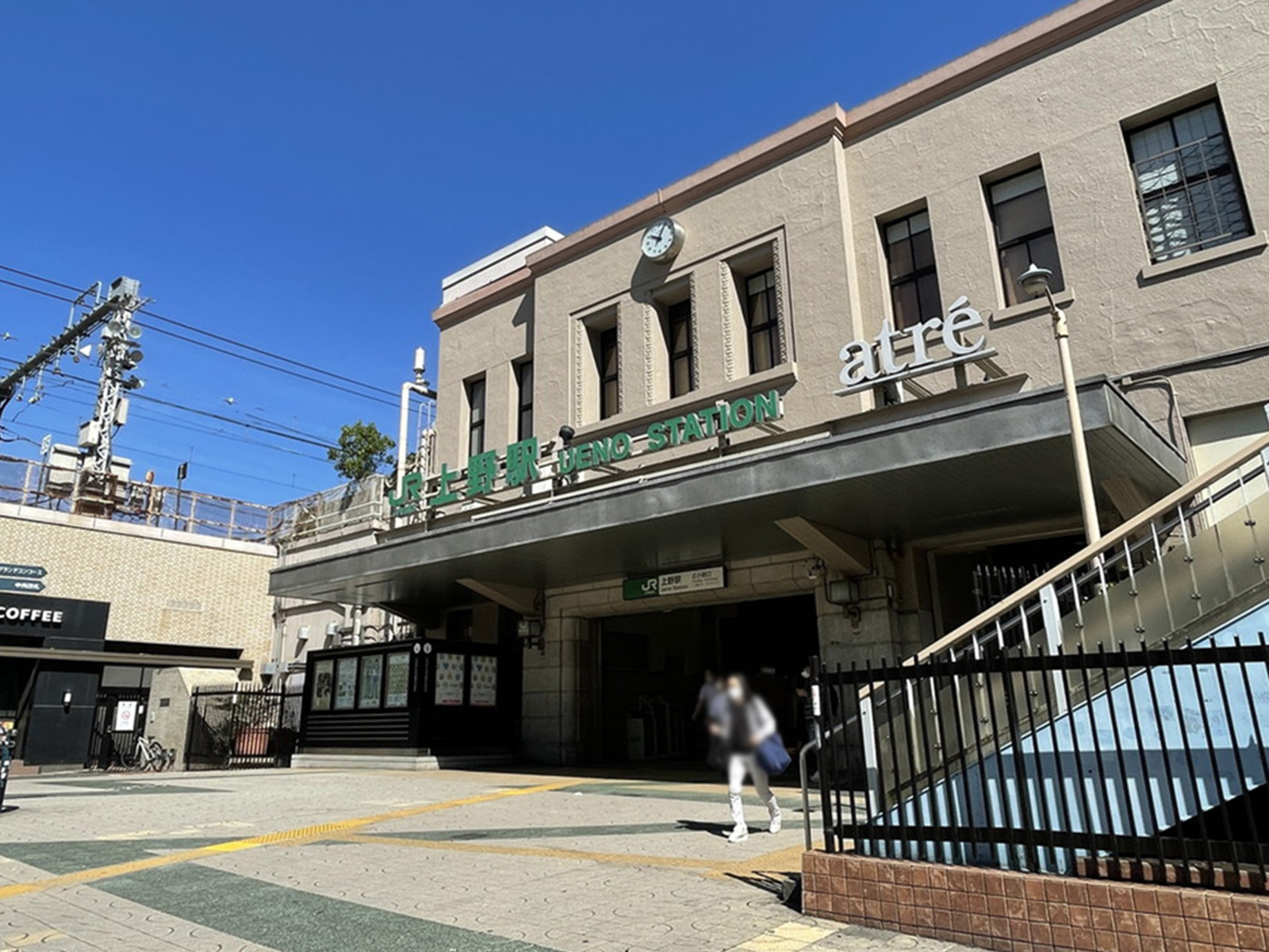 最寄りの「上野駅」