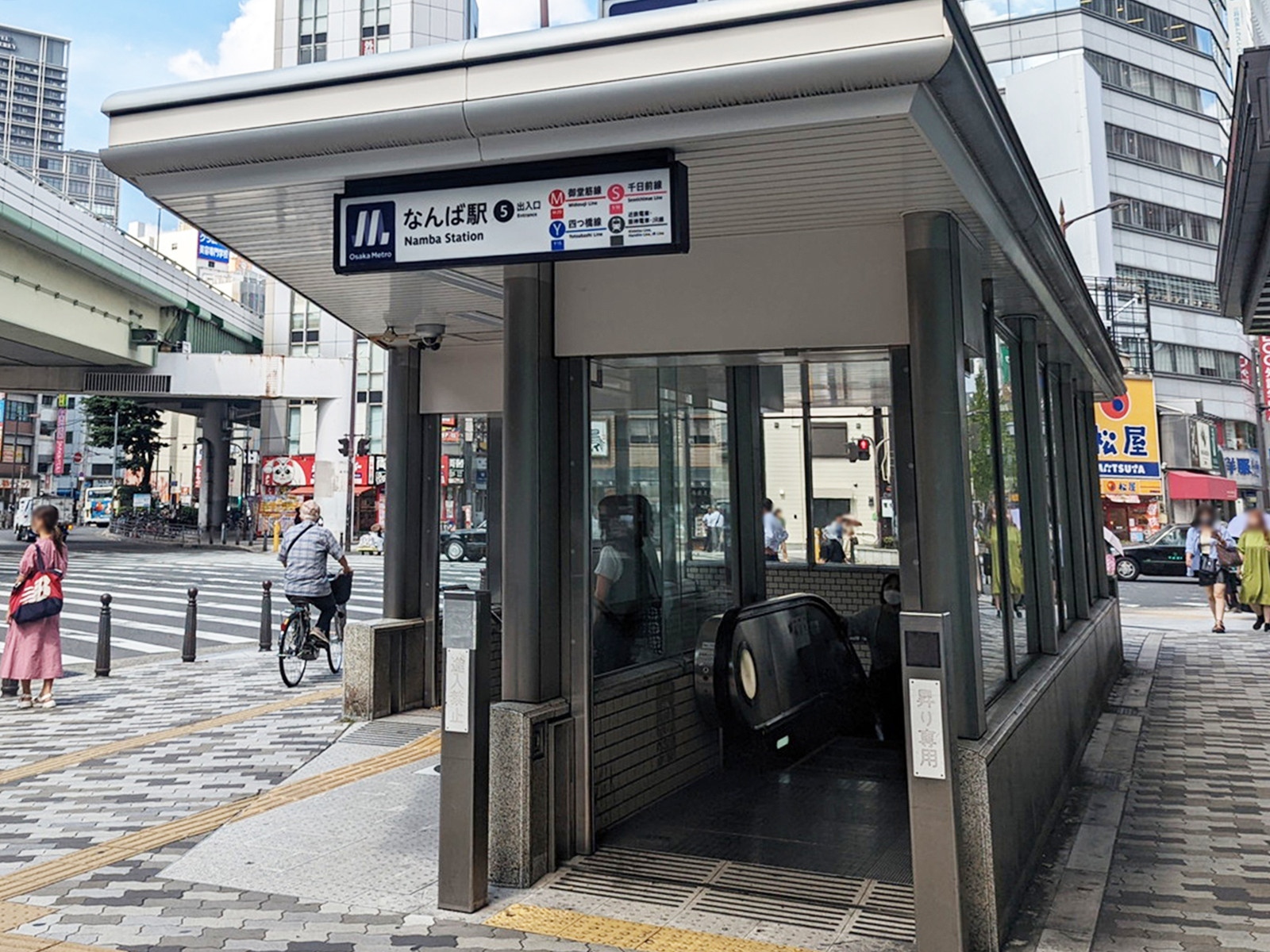 最寄りの「なんば駅」