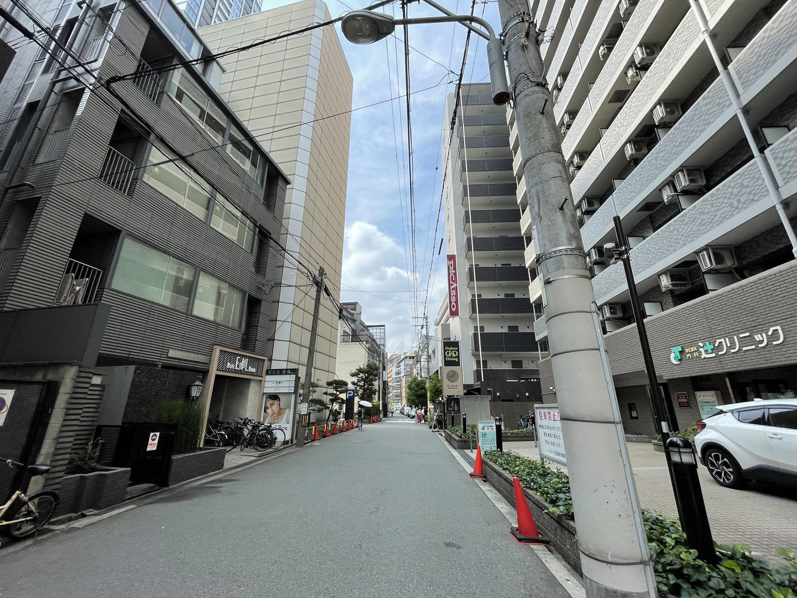 StoRK堂島前面の堂島裏町線