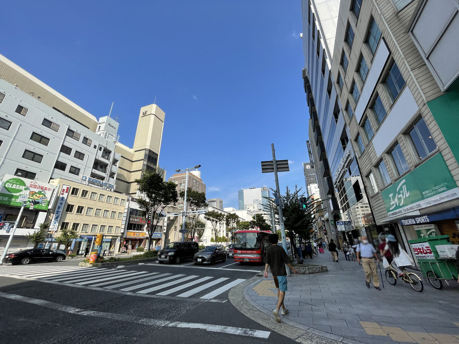 盛岡ビル前面の通り