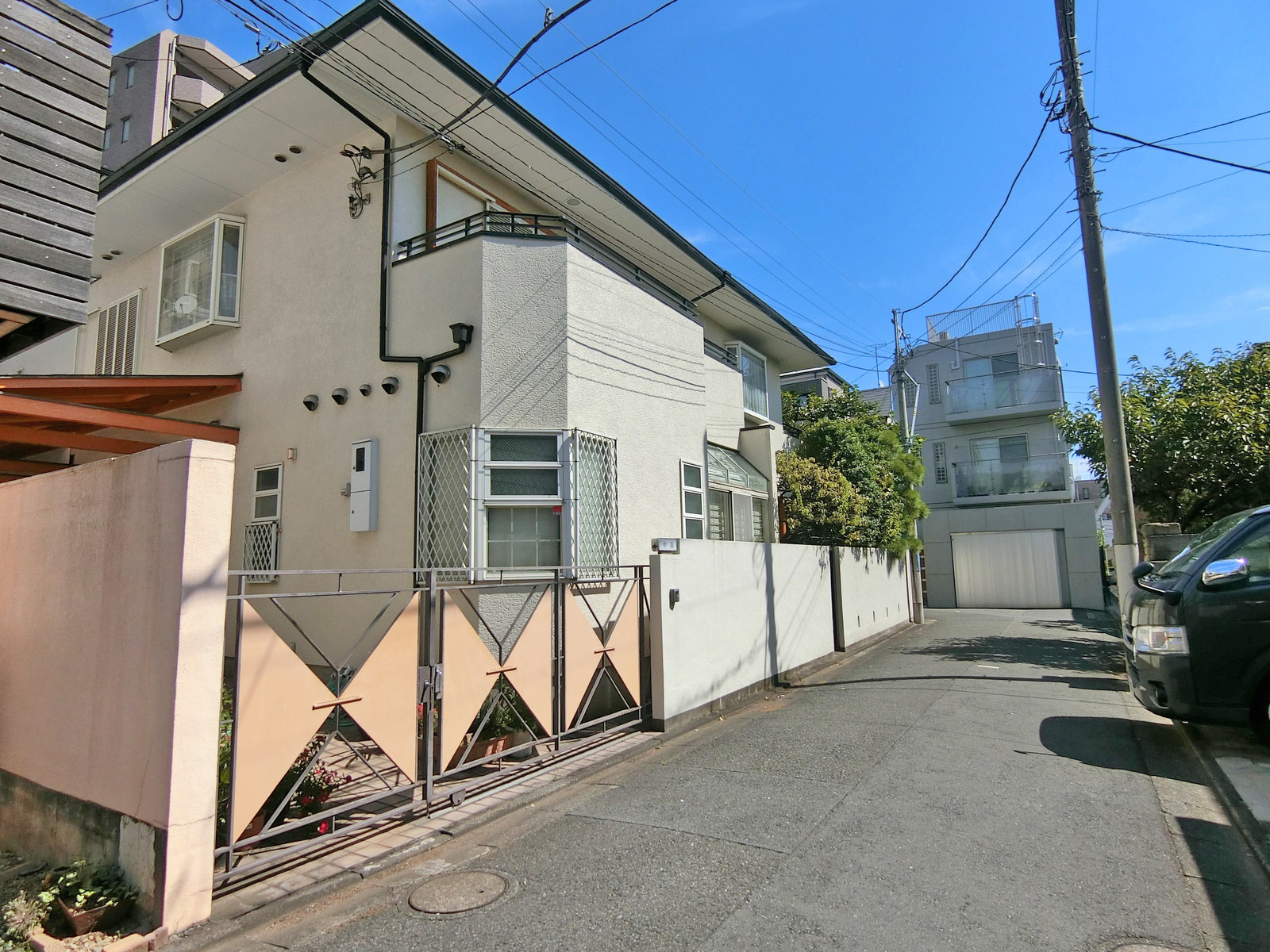 WORKING HOUSE周辺は住宅街