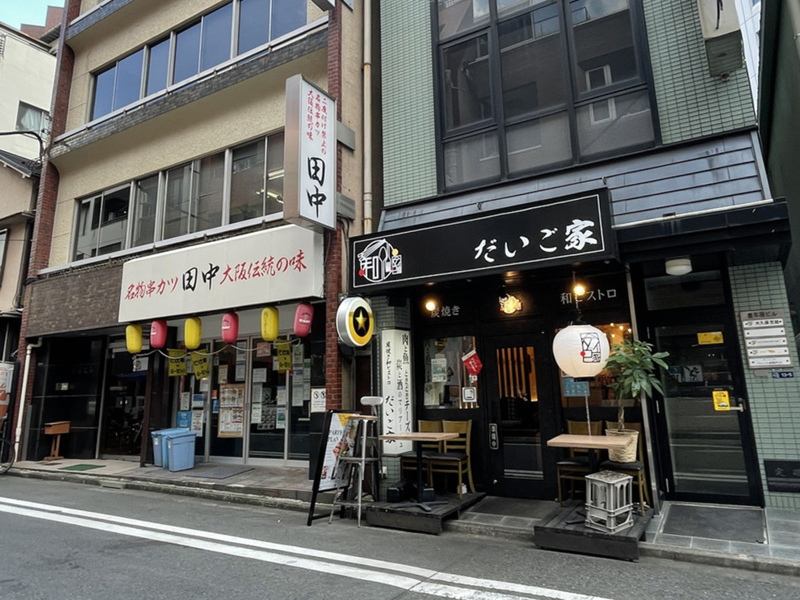 周辺には飲食店が点在