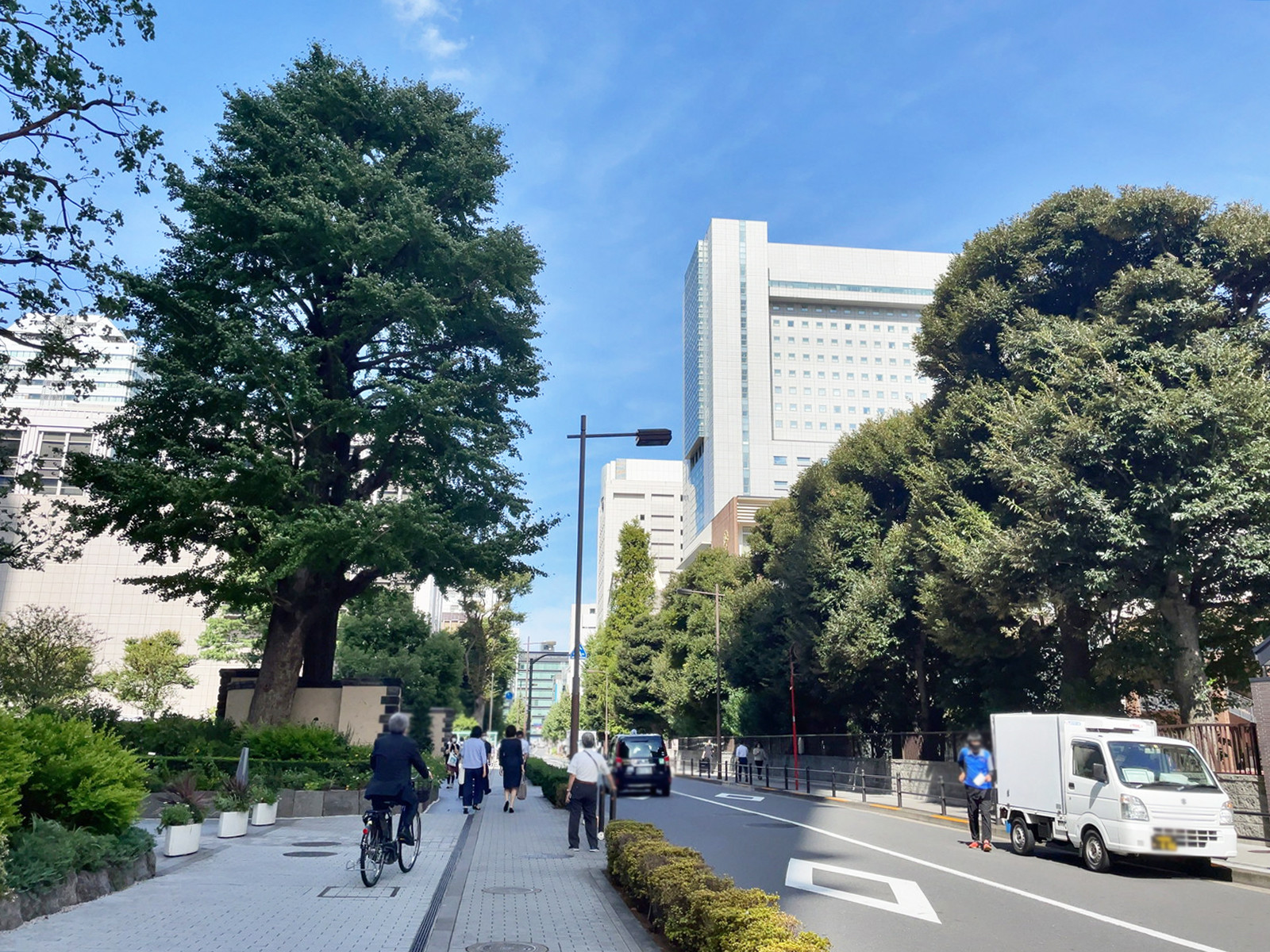 周辺は落ち着いたエリア