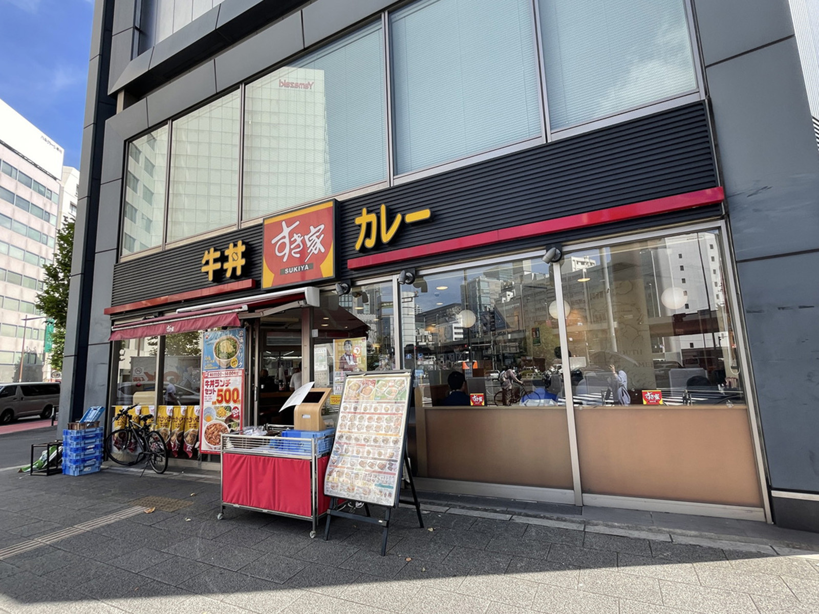 徒歩1分のすき家 秋葉原駅岩本町店