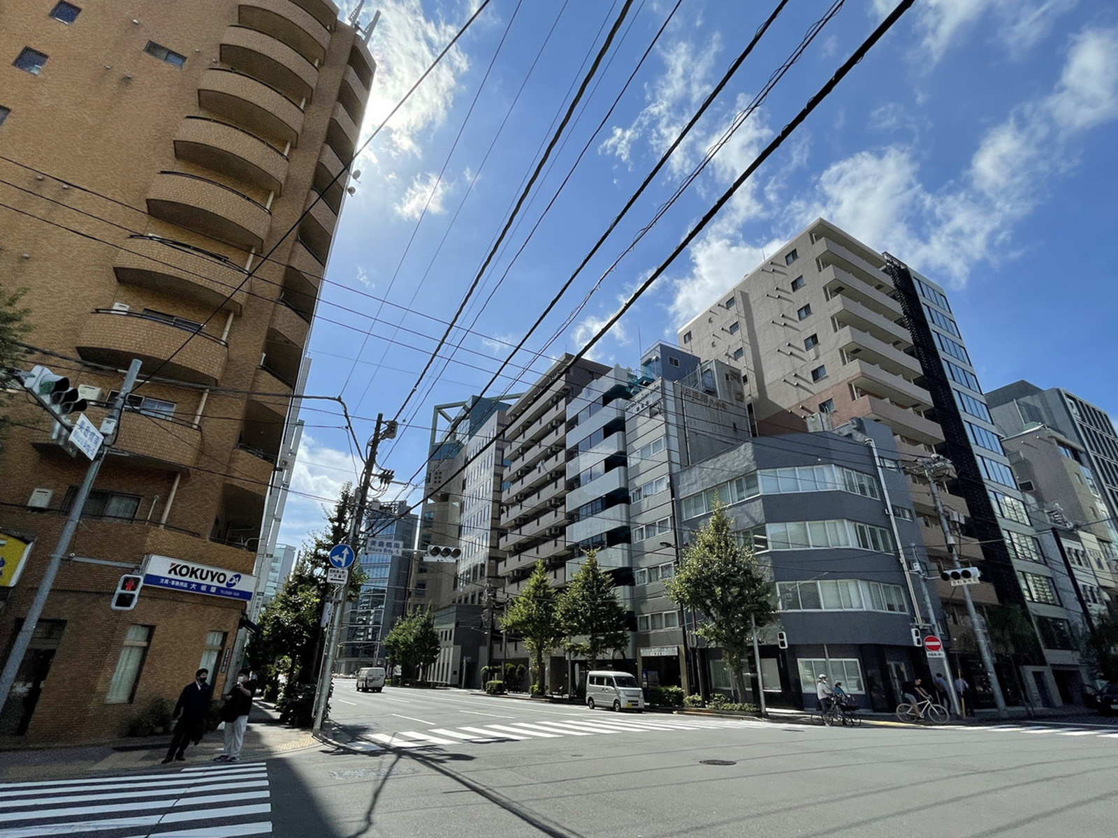 付近の清洲橋通り