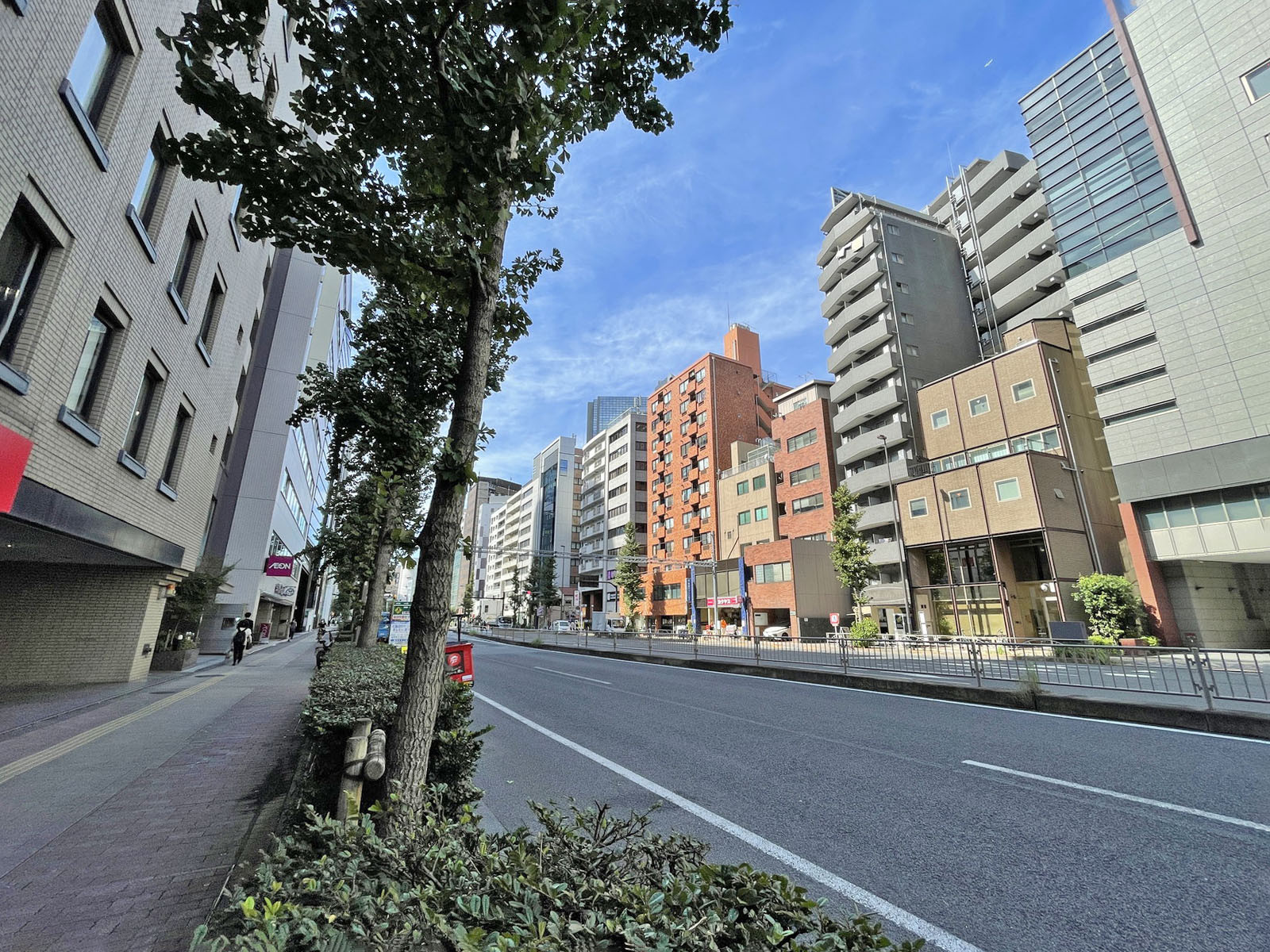ハンファビル前面の通り