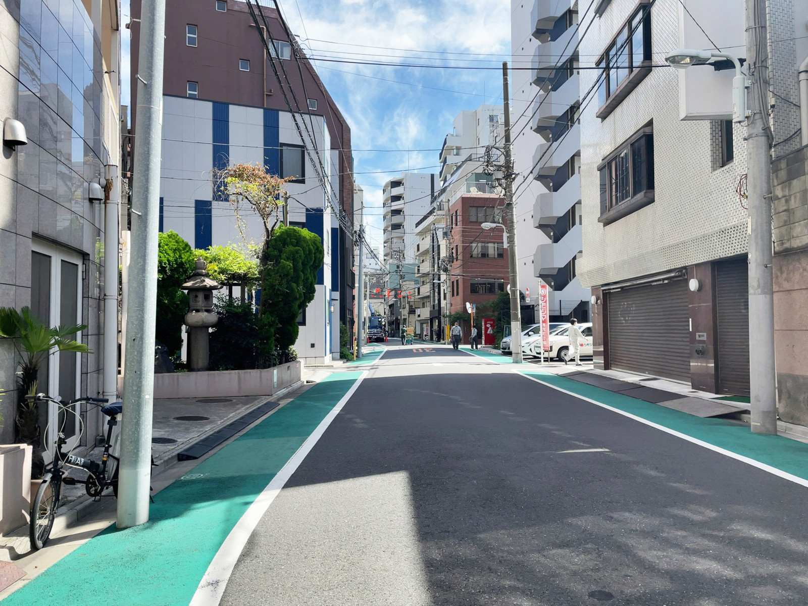 大昌ビル前面の通り
