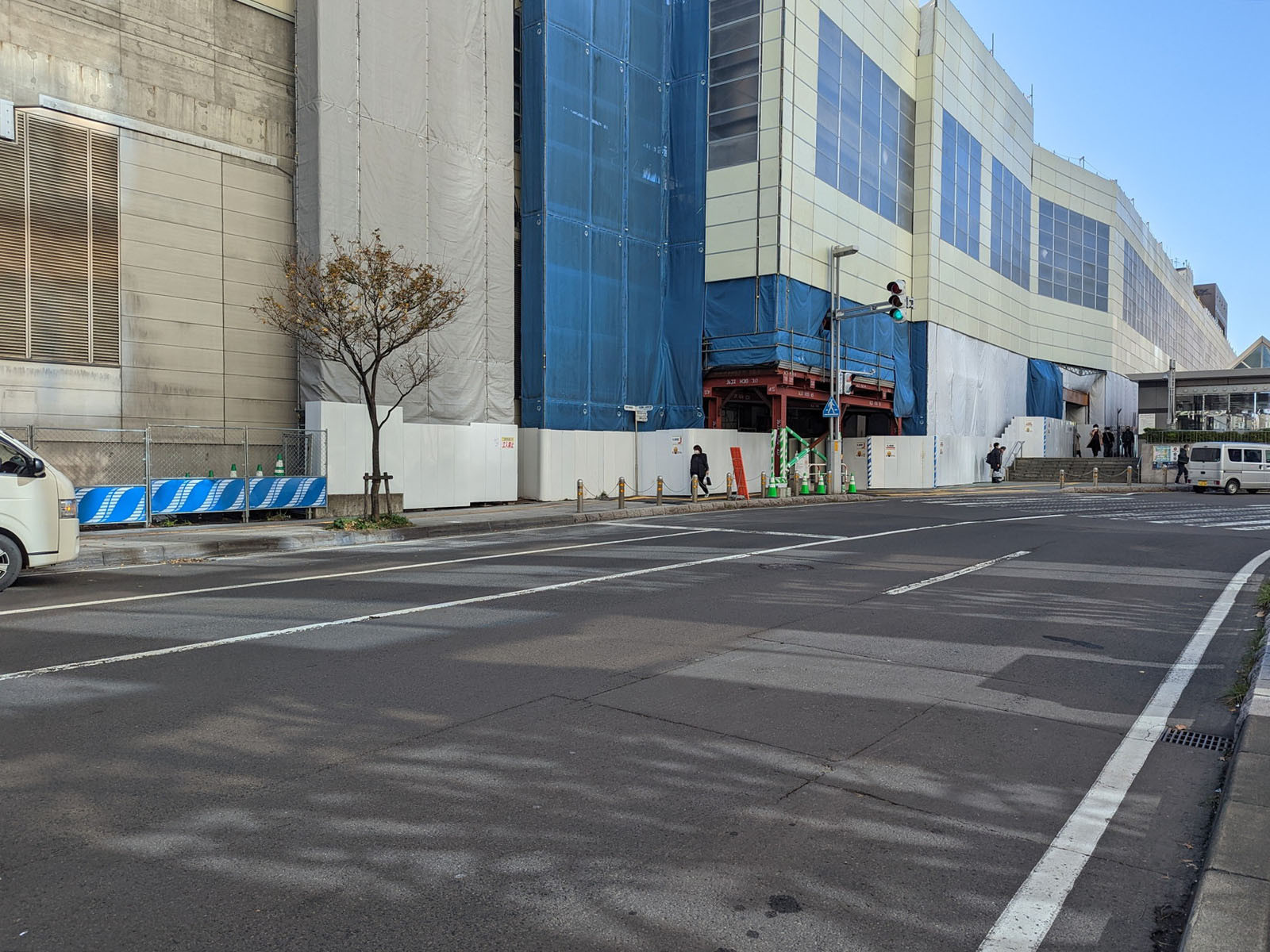 札幌北ビル前面の通り
