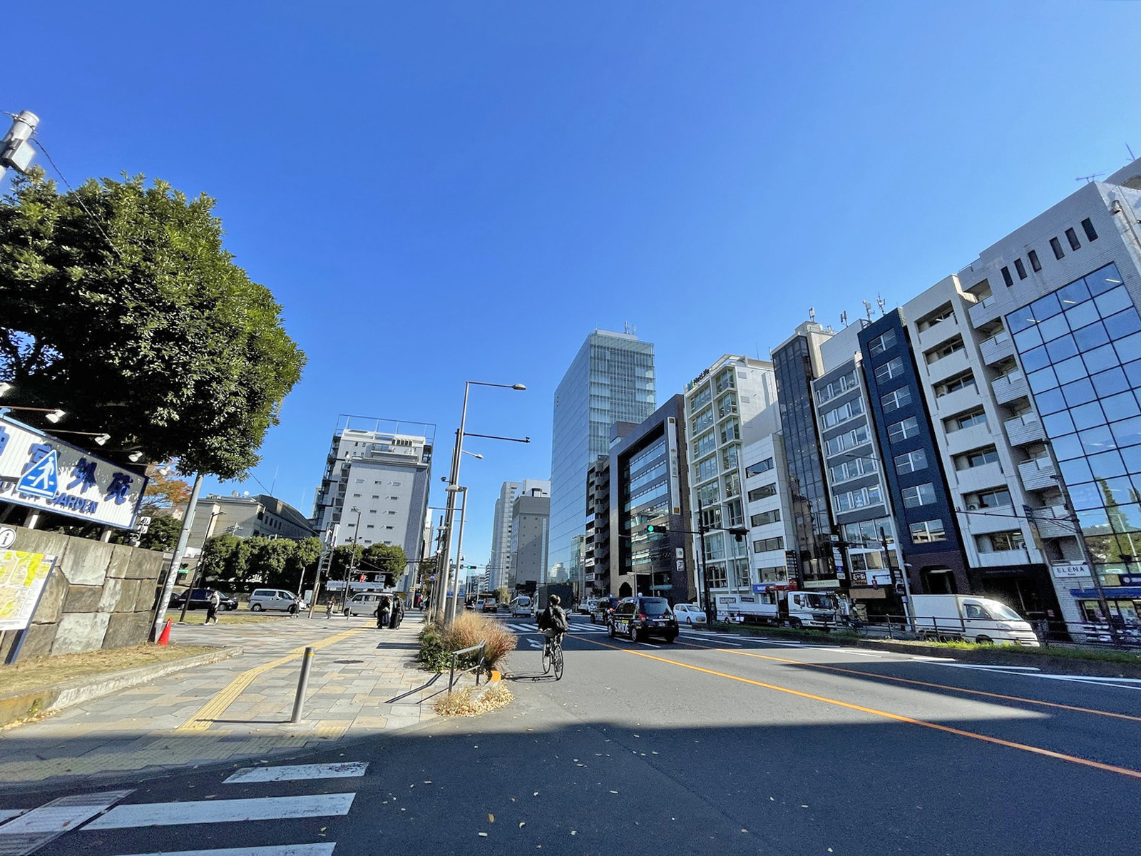 付近の青山通り