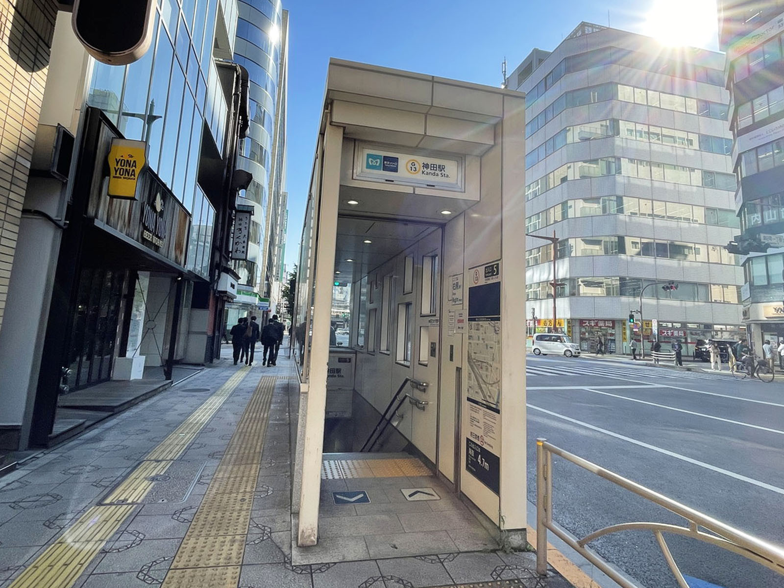 最寄りの「神田駅」
