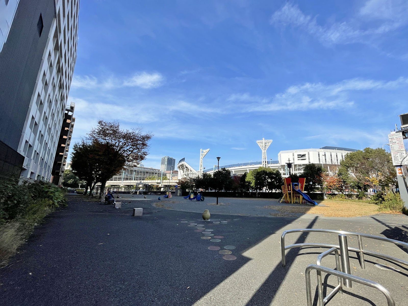 徒歩3分の扇町公園