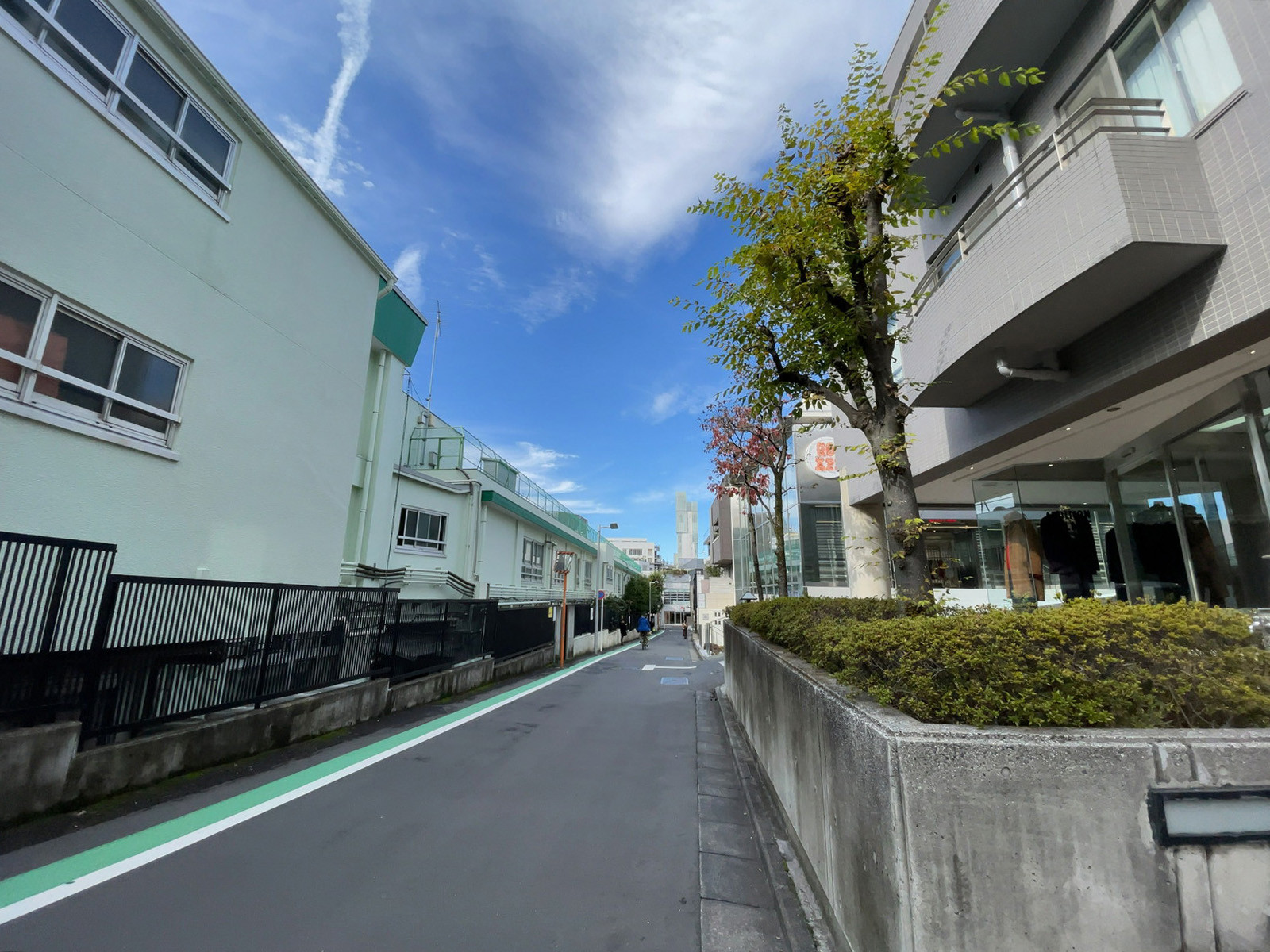 アロープラザ原宿前面の通り