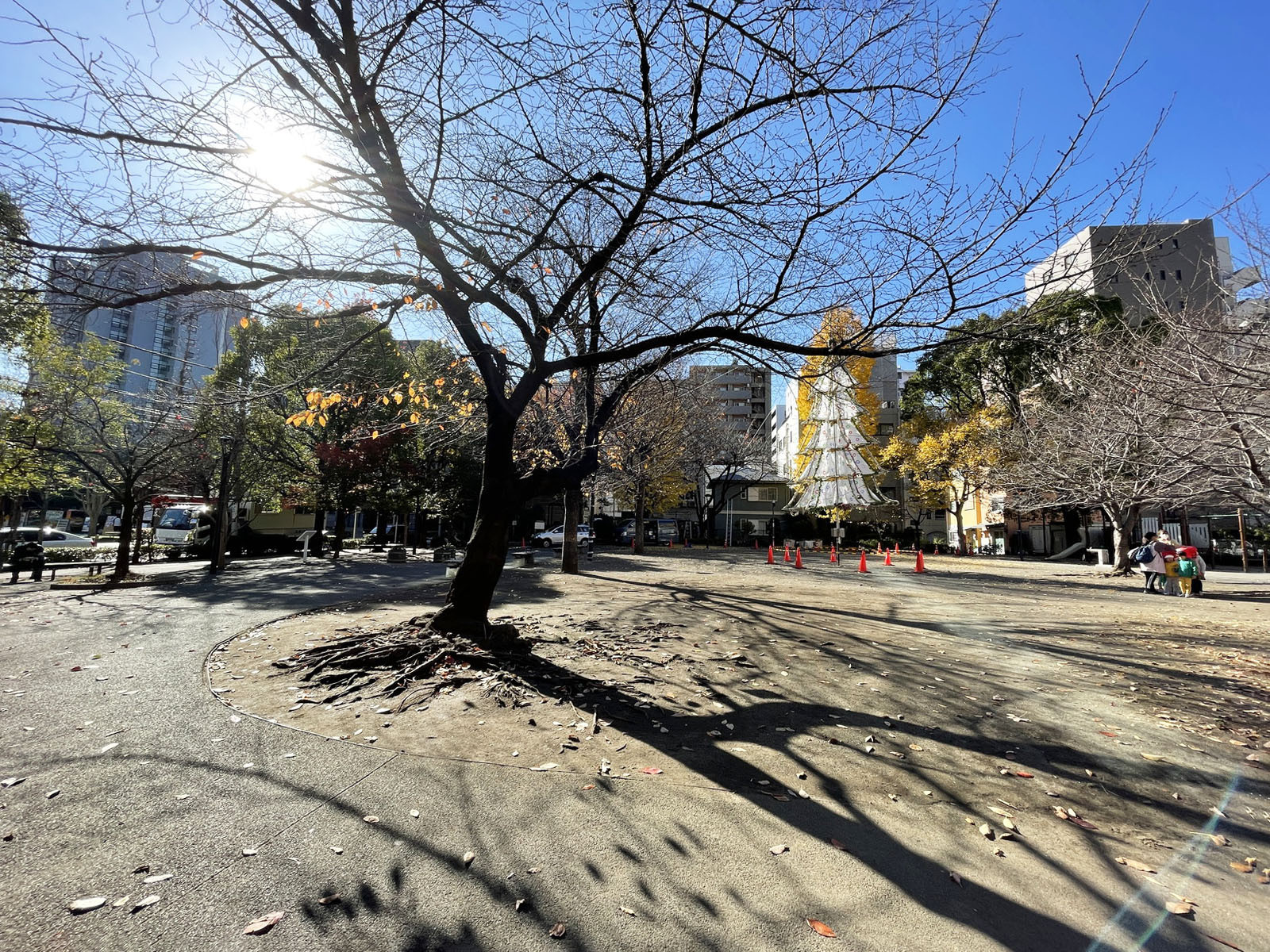 近くの中央区立箱崎公園