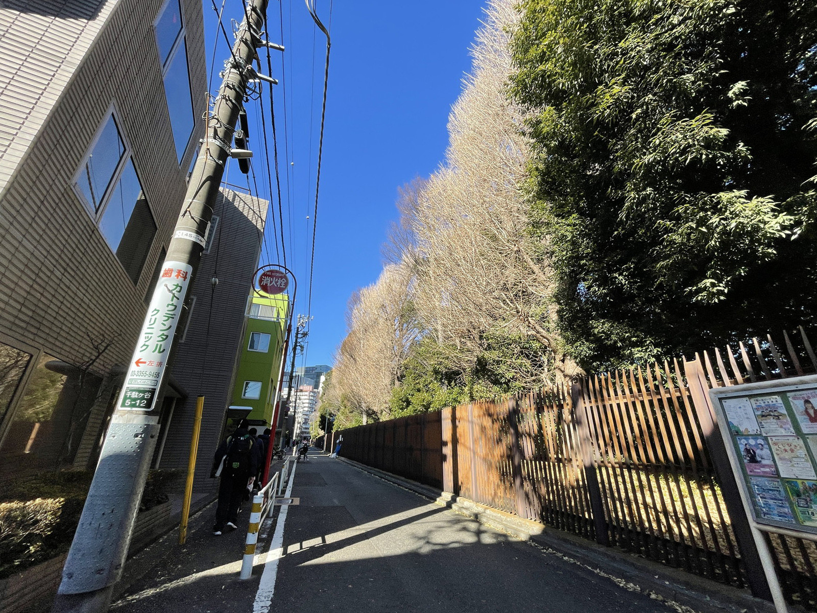 ノヴレスMビル前面の通り