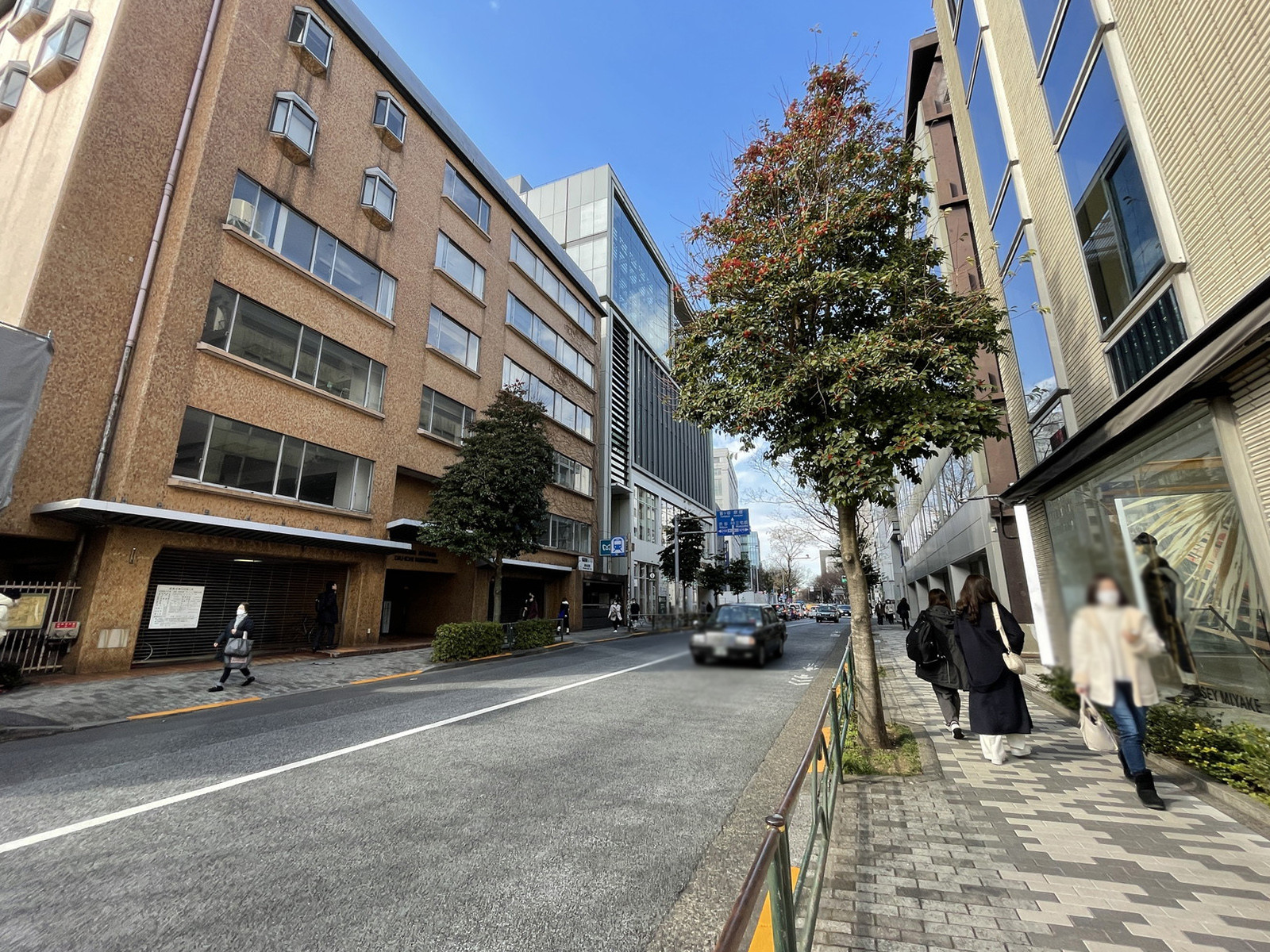 南青山スリービル前面の通り