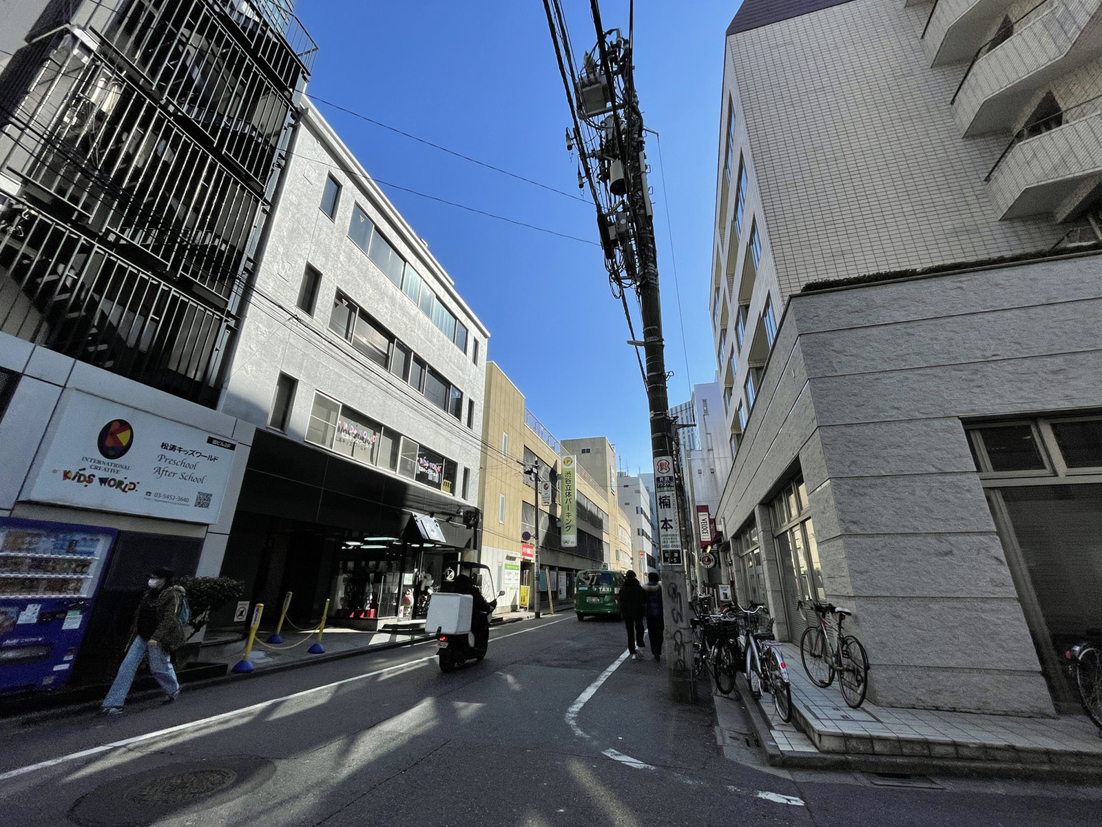 麻仁ビル渋谷前面の通り