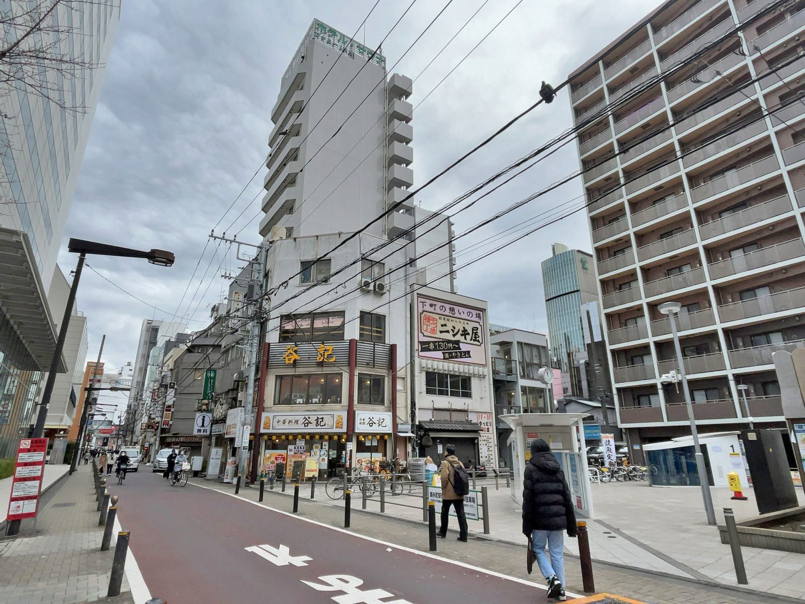 富士ソフト錦糸町ビル前面通り