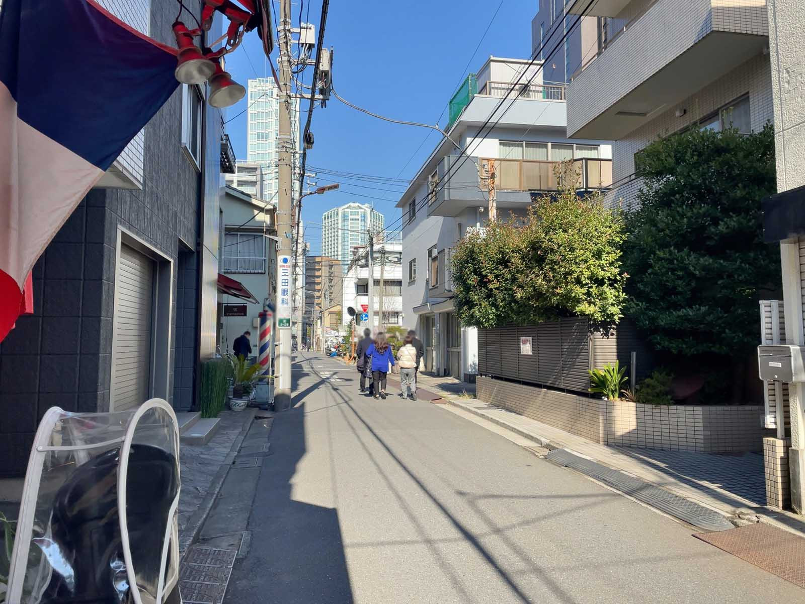 芝三第二ビル前面の通り