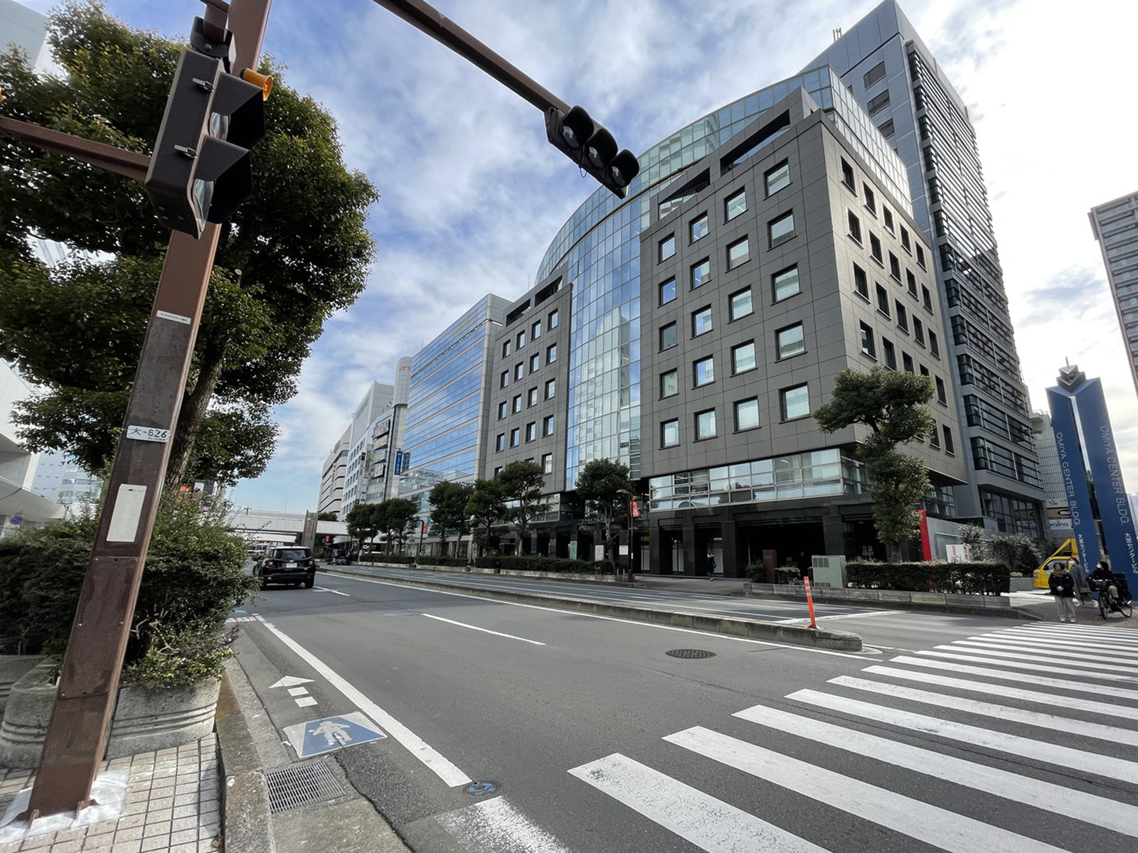 三谷ビル前面の通り