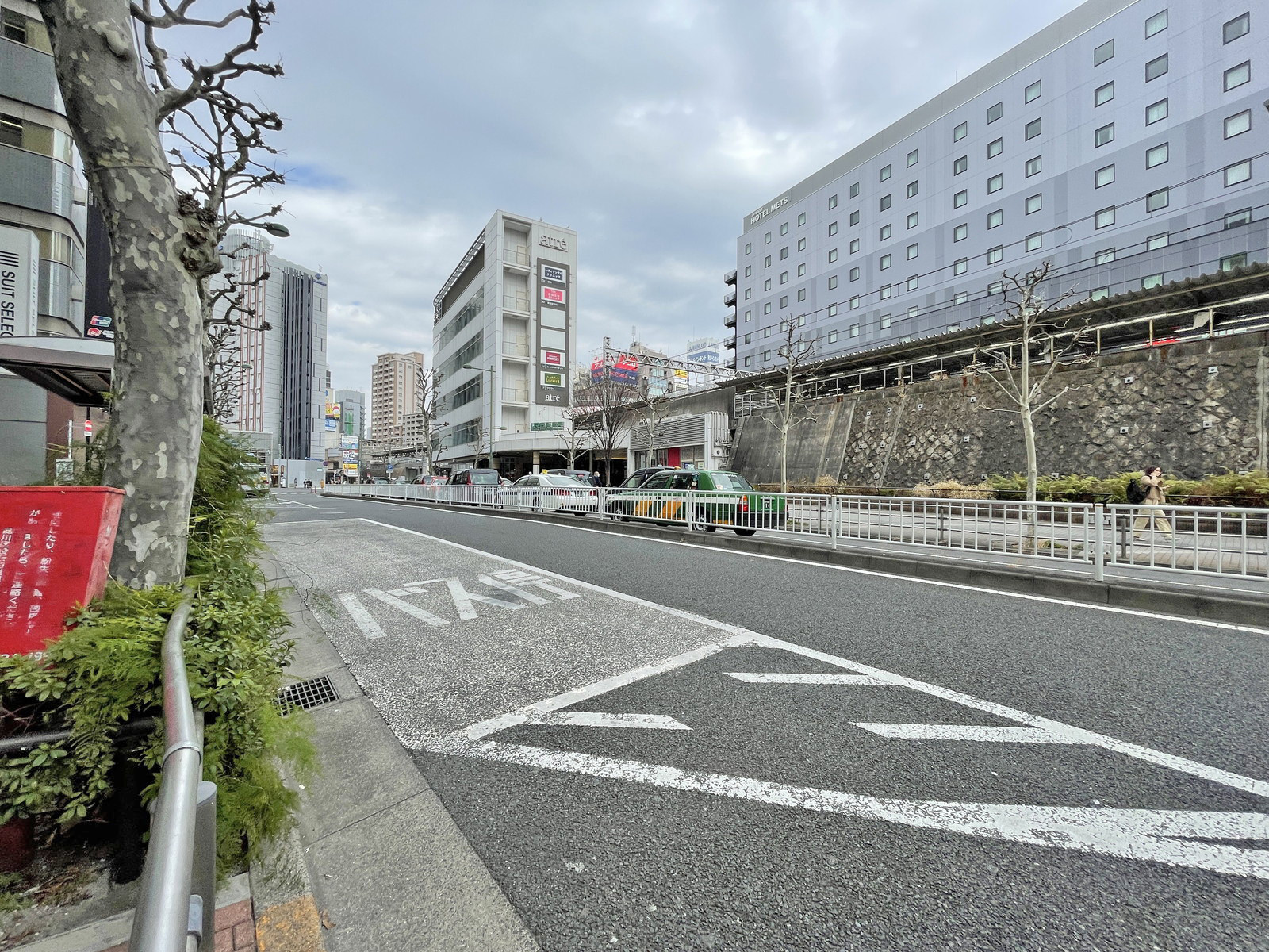 A-PLACE五反田駅前 前面の通り