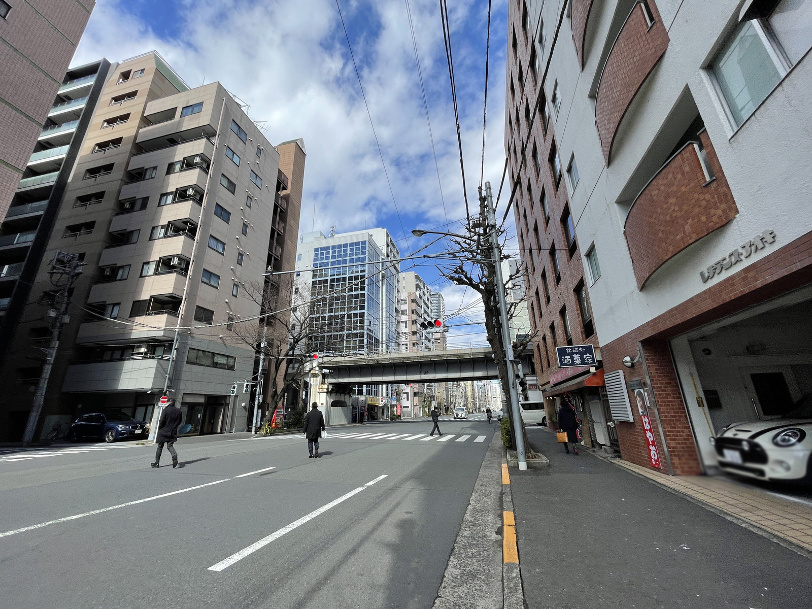 付近の清洲橋通り