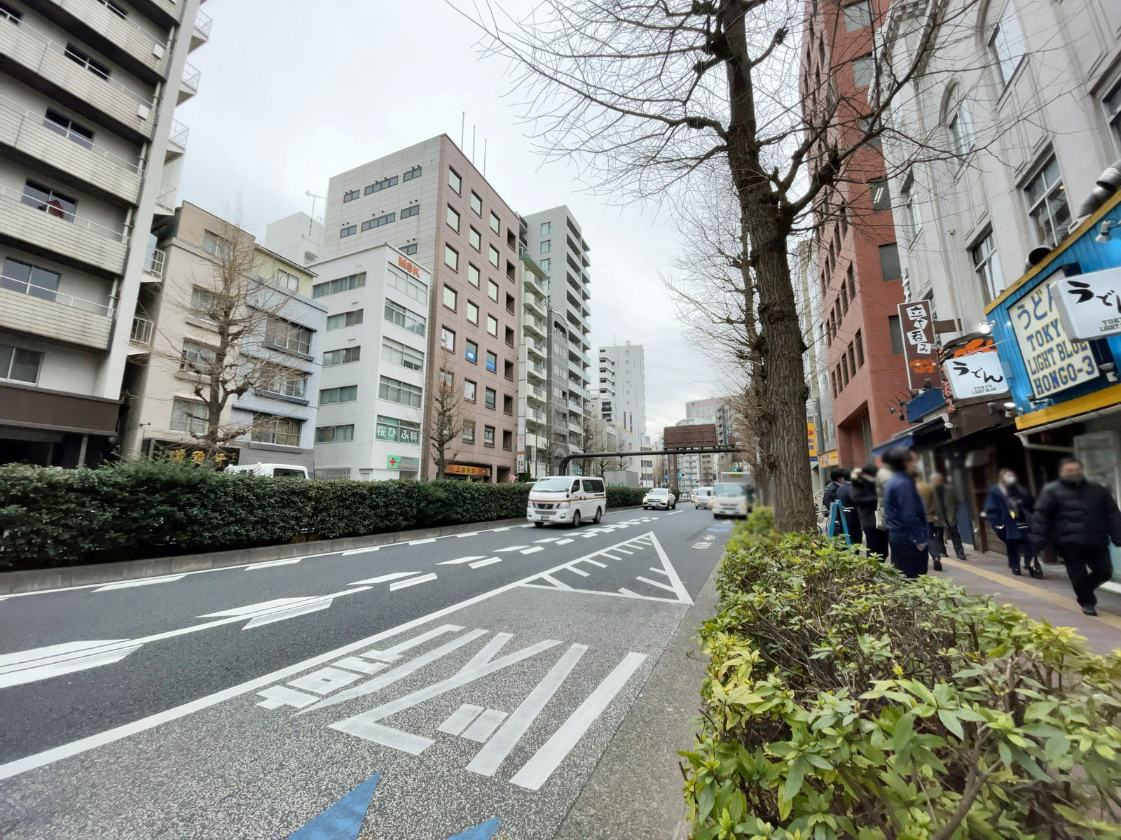 大同ビル前面の通り