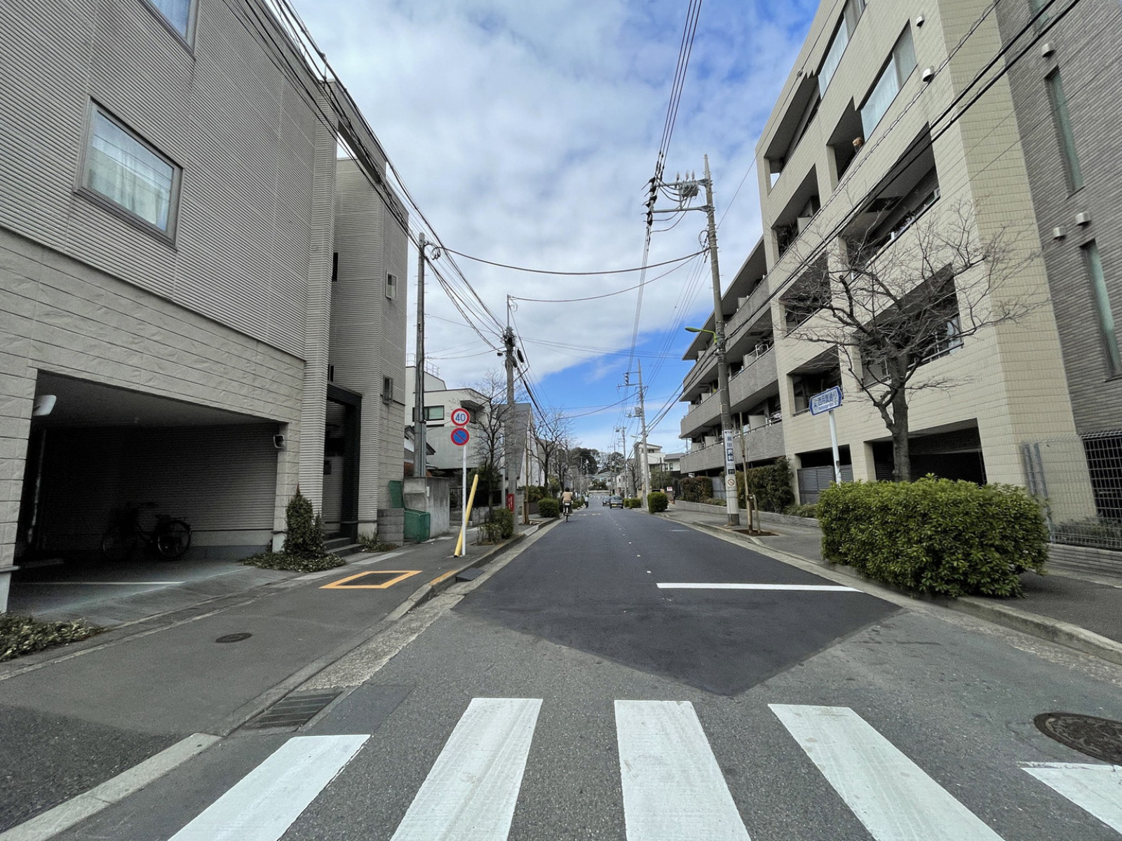 付近の西用賀通り