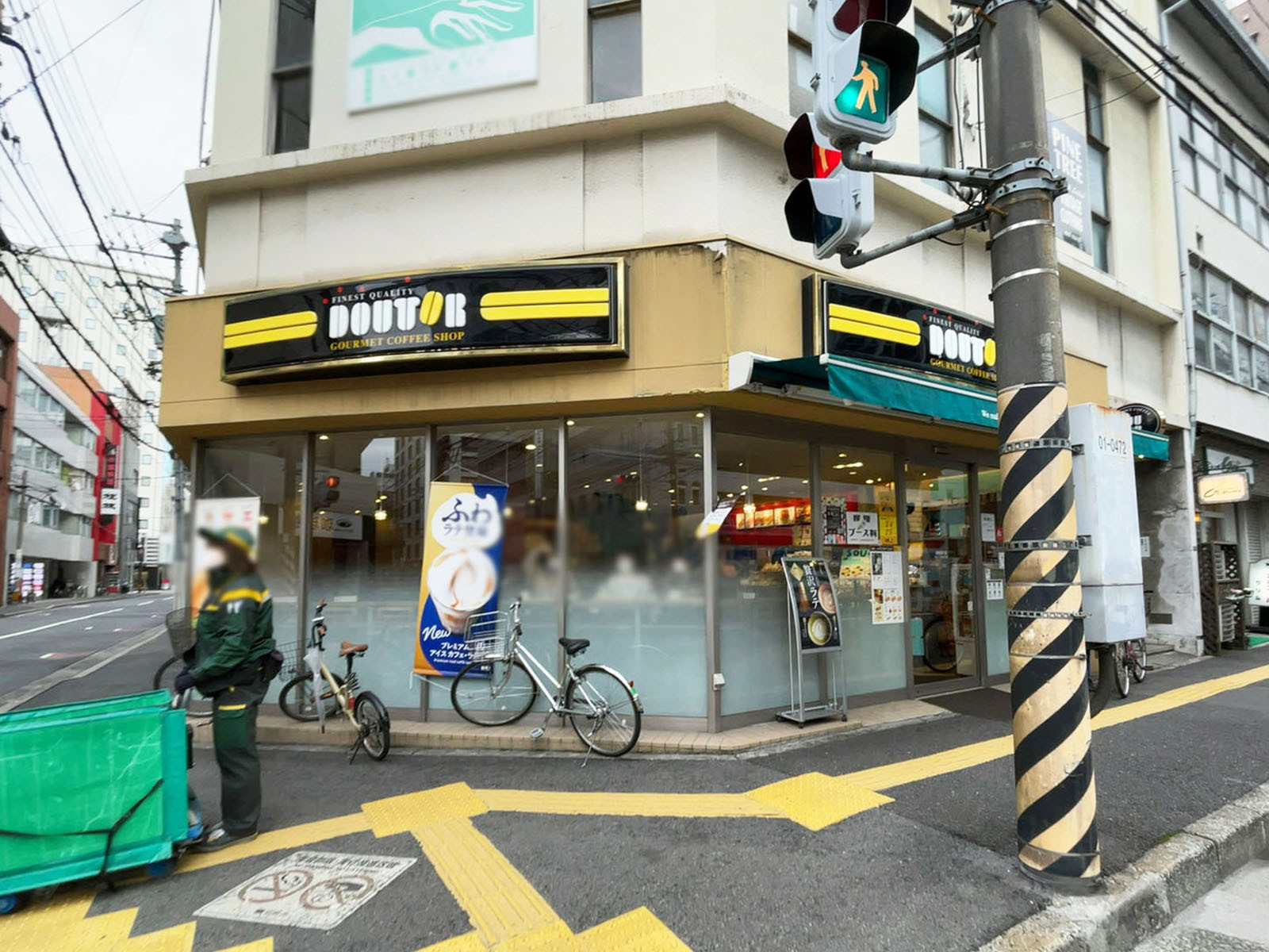 徒歩2分のドトールコーヒーショップ 広島八丁堀京口門店