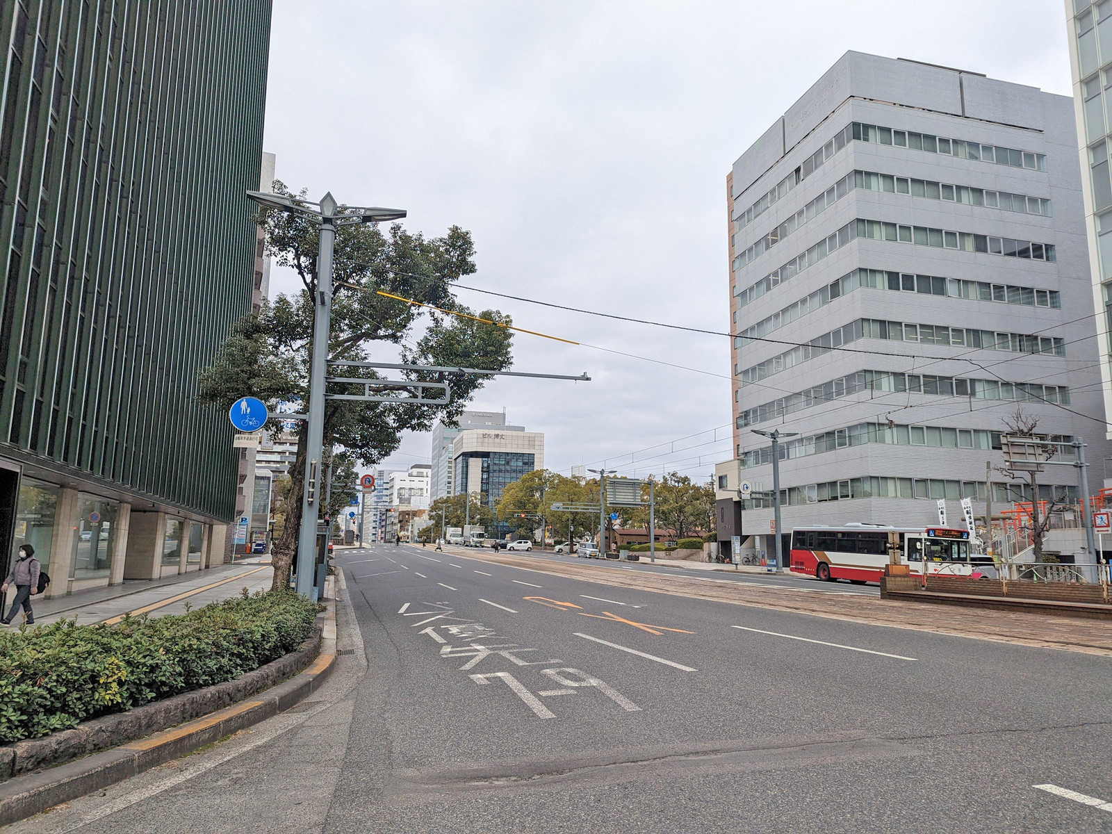 広島稲荷町NKビル前面通り