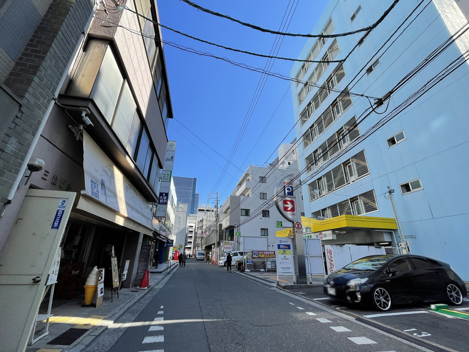 大手町上田ビル前面の通り