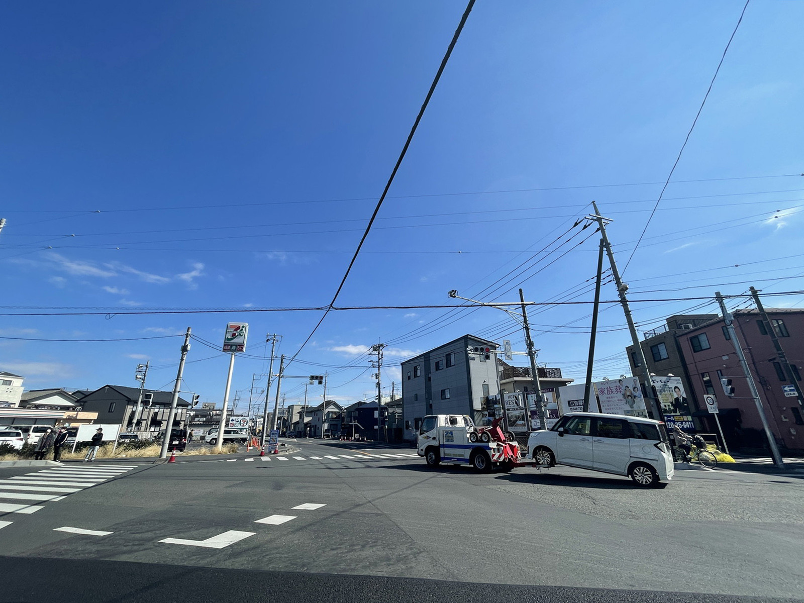 付近の堀の内交差点
