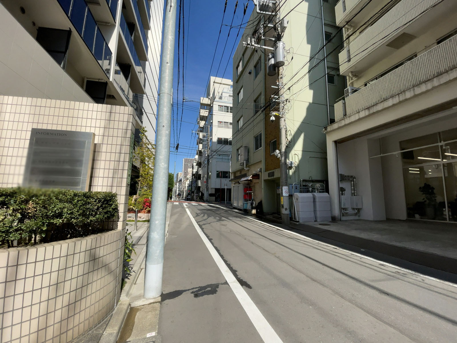 ADEXビル前面の通り