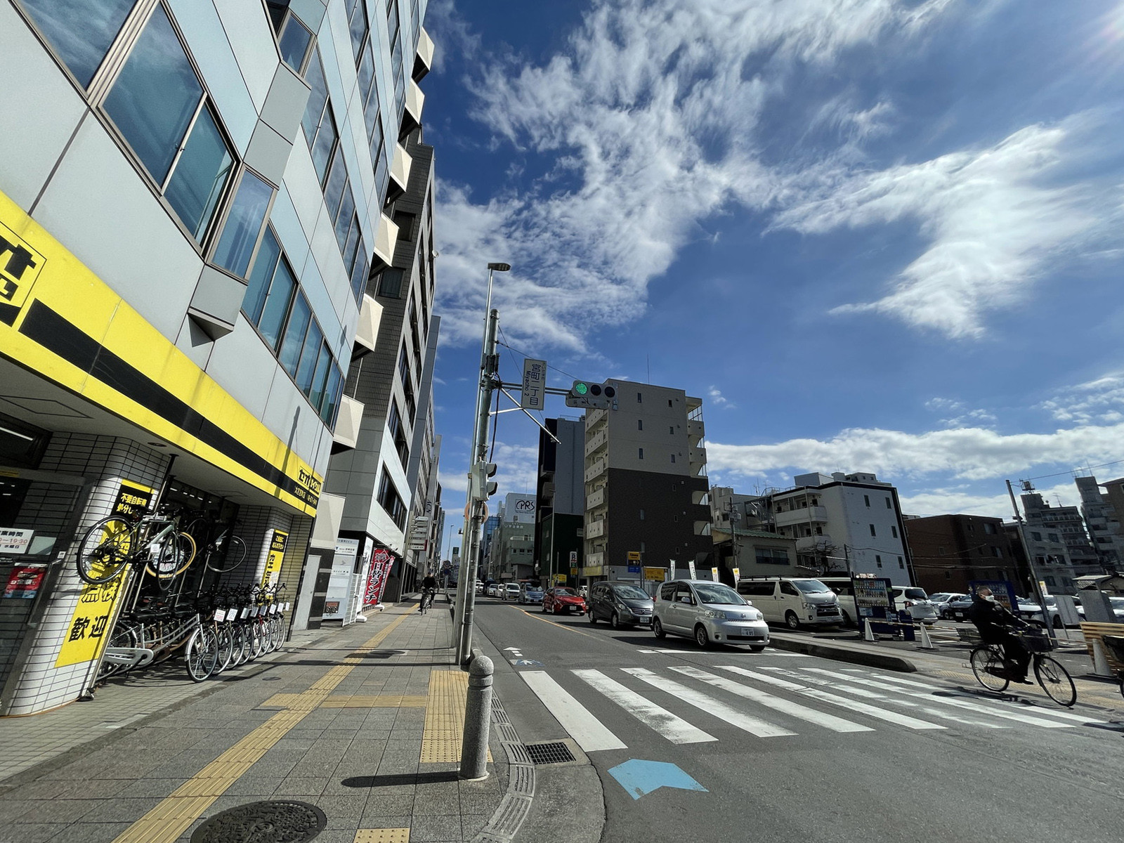 いちご大宮ビル前面の通り