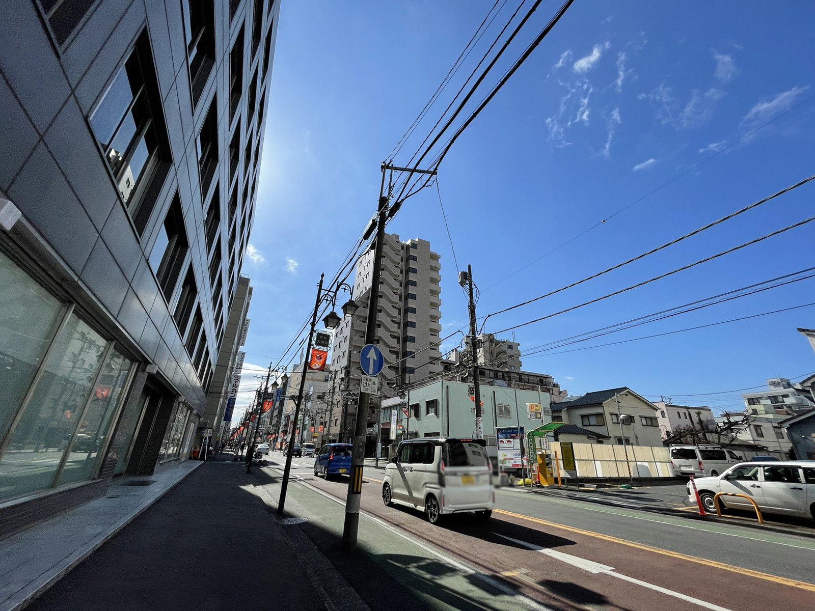 大宮宮町センタービル前面の通り