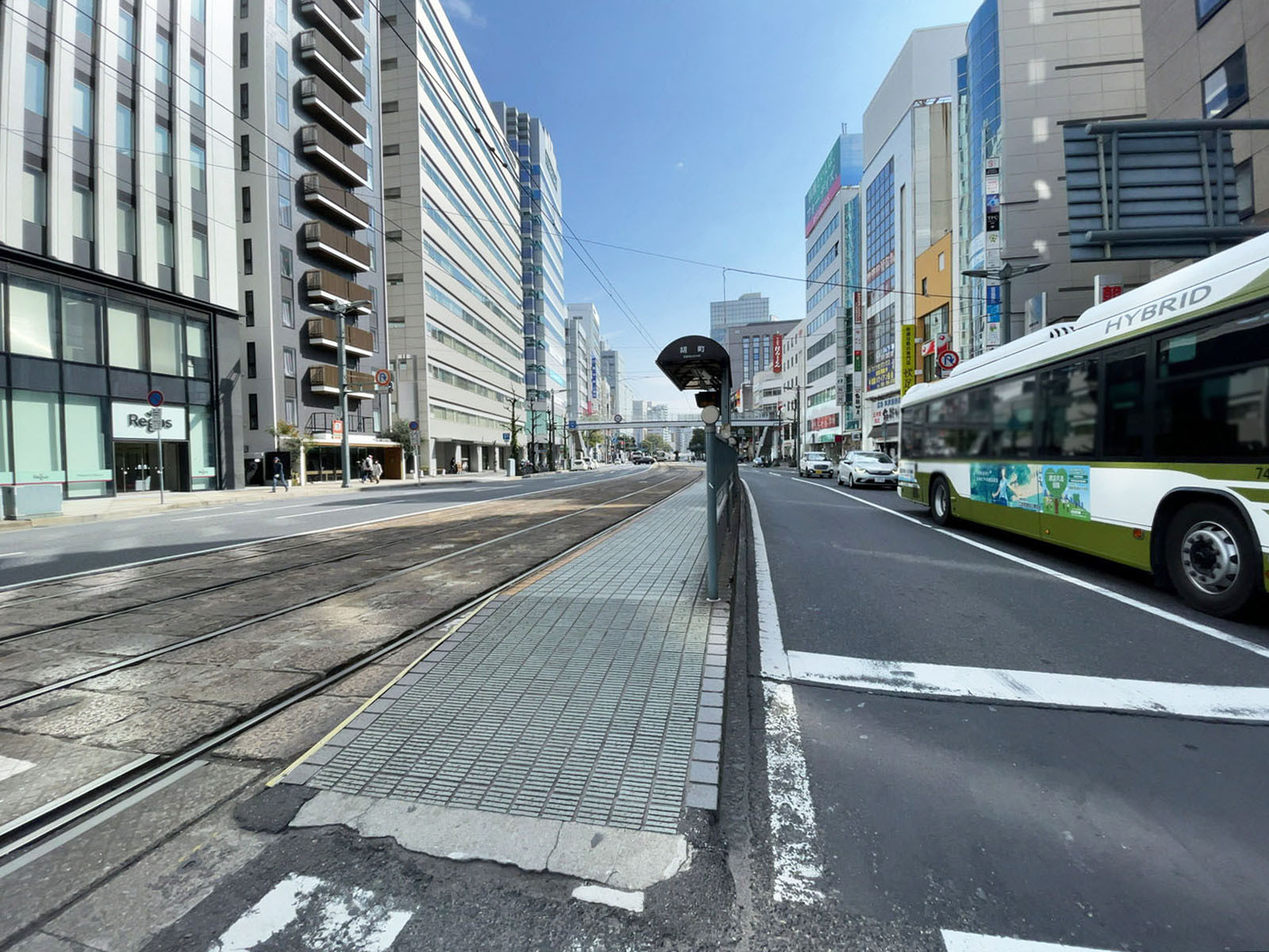 最寄りの「胡町駅」