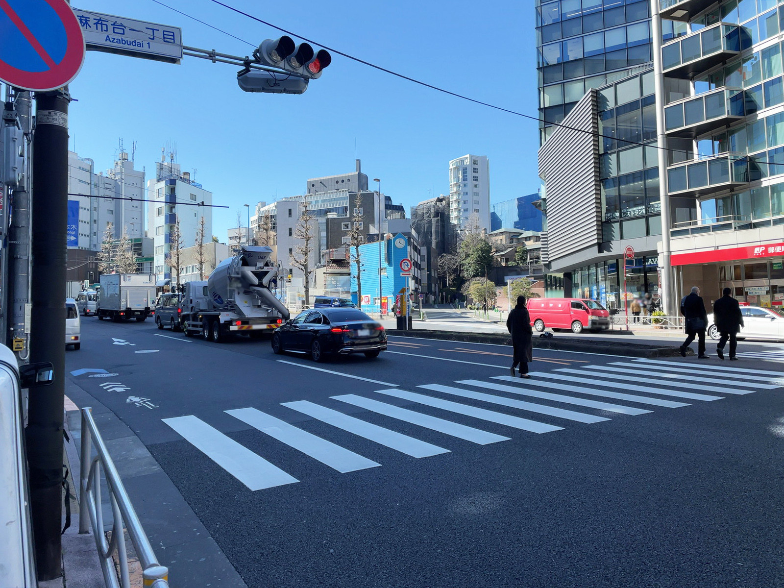 BPRプレイス神谷町前面の桜田通り